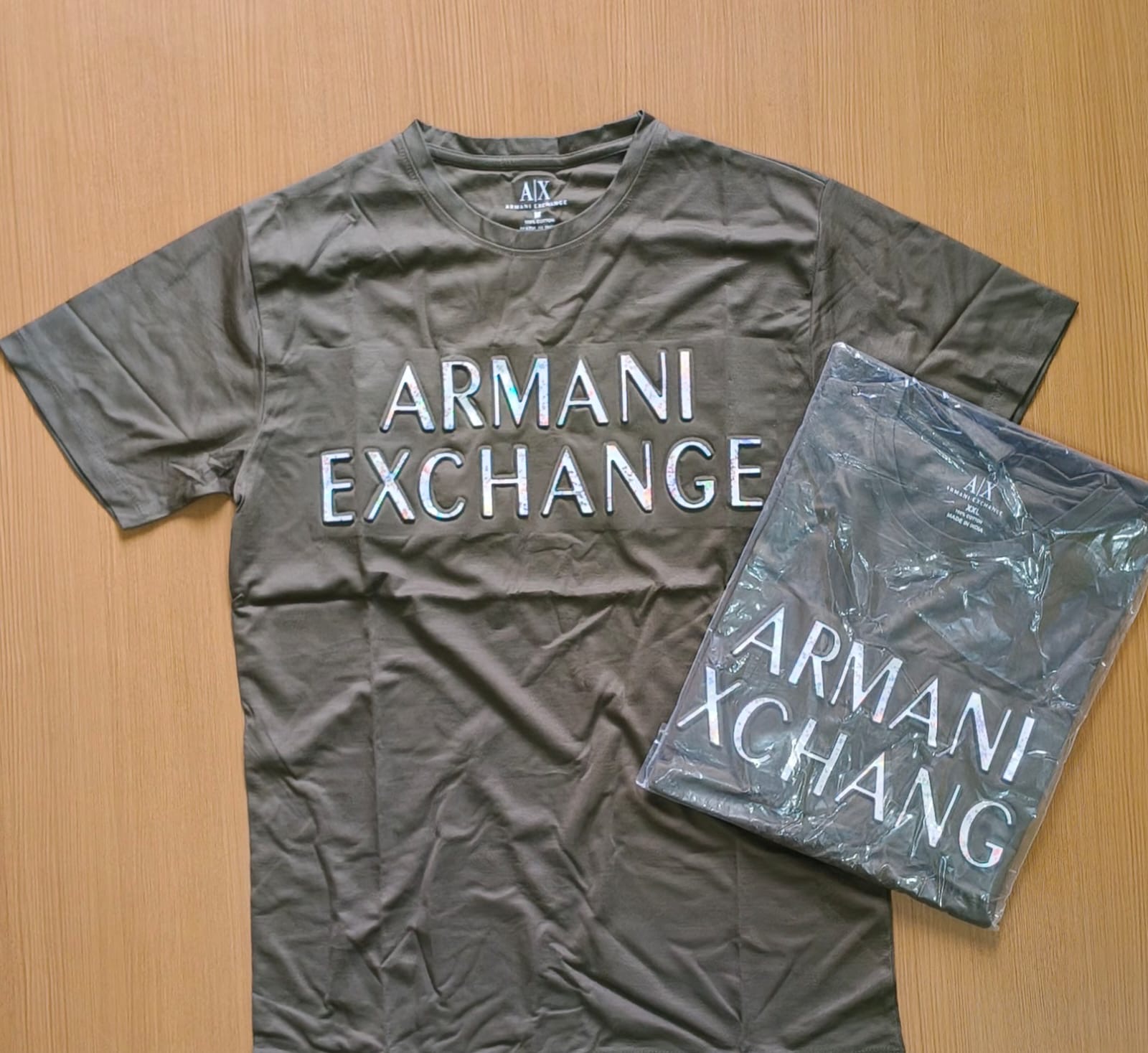 AX ROUND NECK T-SHIRT F-452 - green View 2