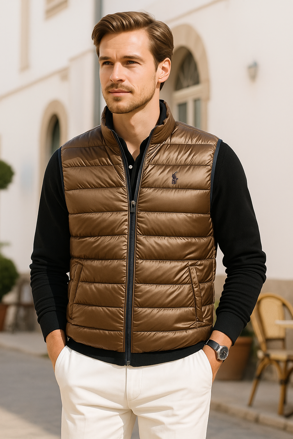 RL POLO PUFFER JACKET HGg - Dark Blue View 2