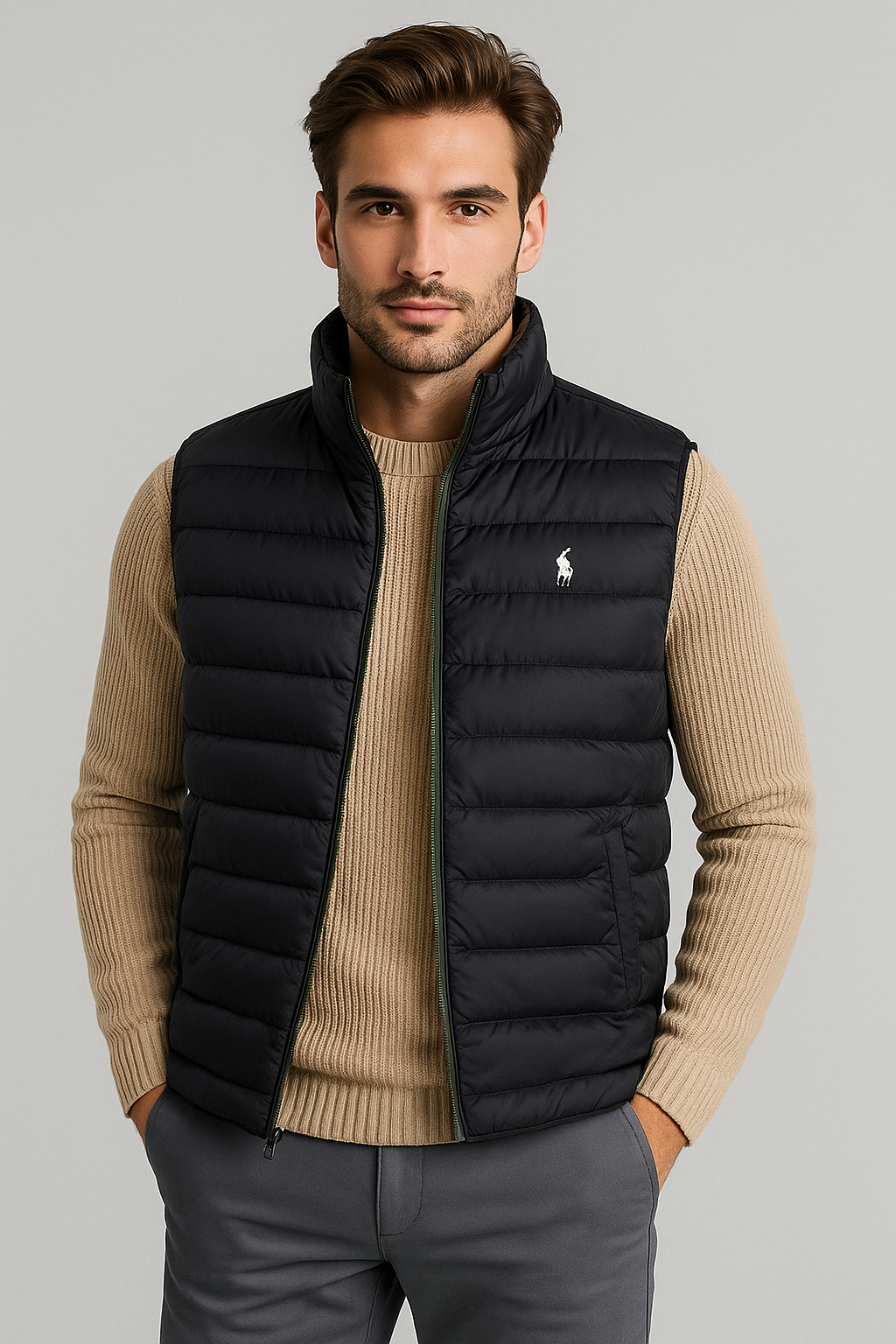 RL POLO PUFFER JACKET HGg - green View 2