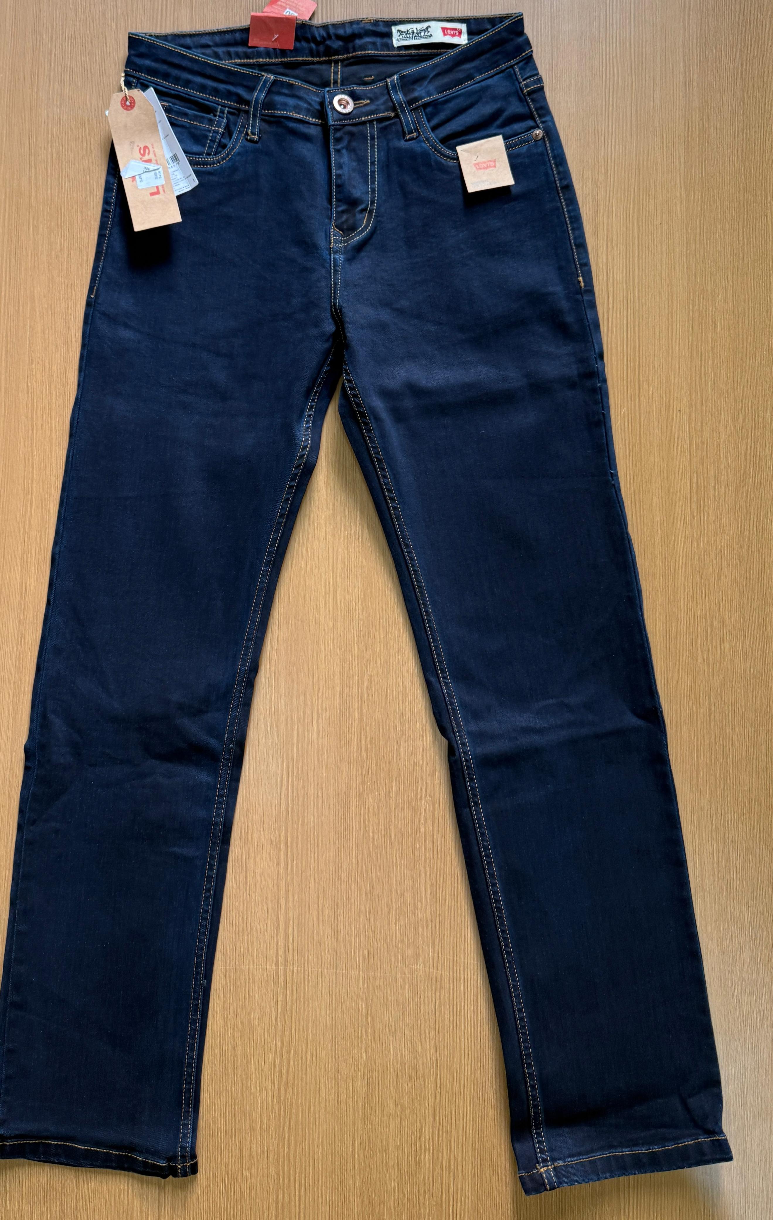 IMPORTANT STRAIGHT FIT JEANS J-82 - Dark Blue View 2