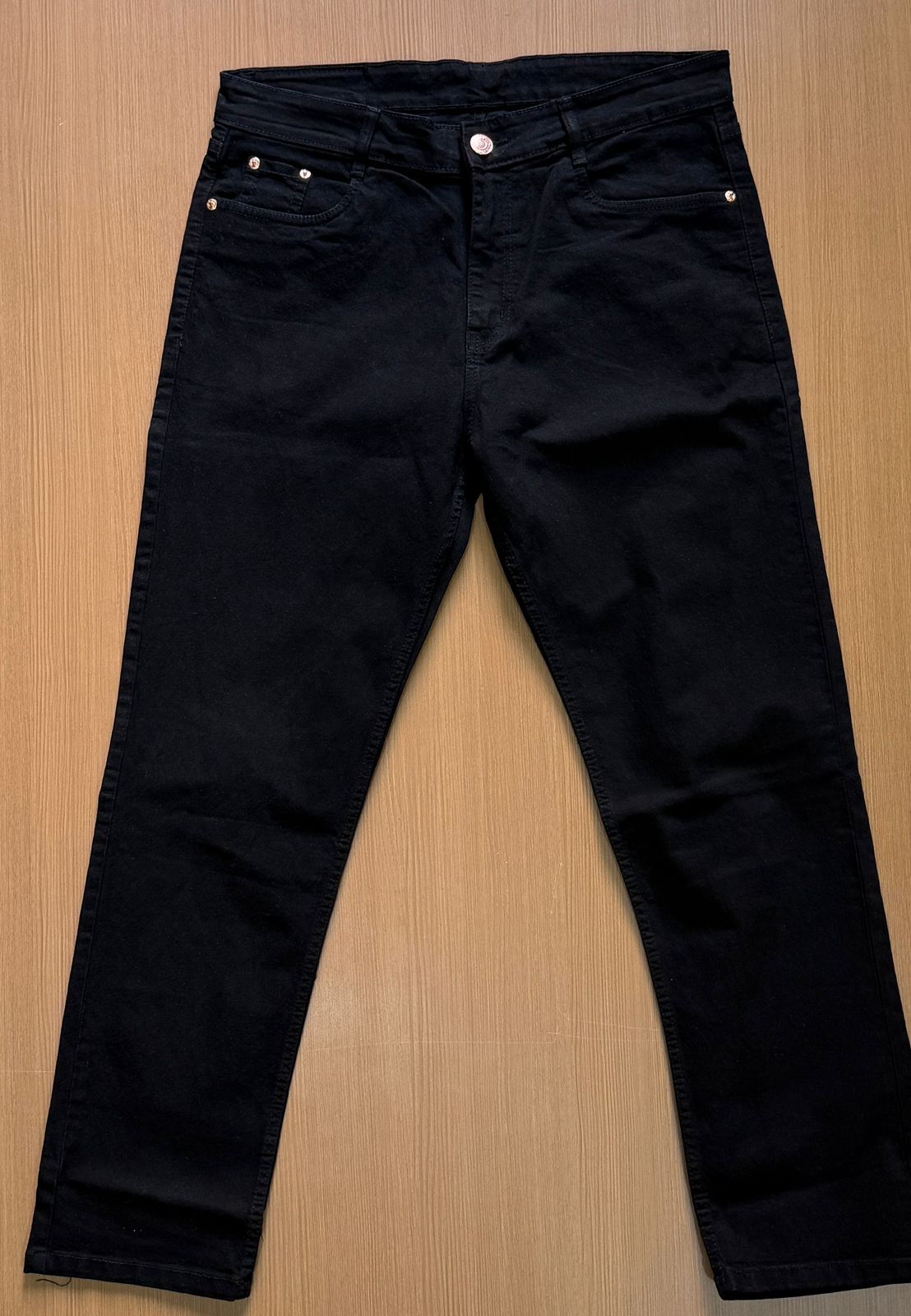 IMPORTANT STRAIGHT FIT JEANS J-84 - Black View 2