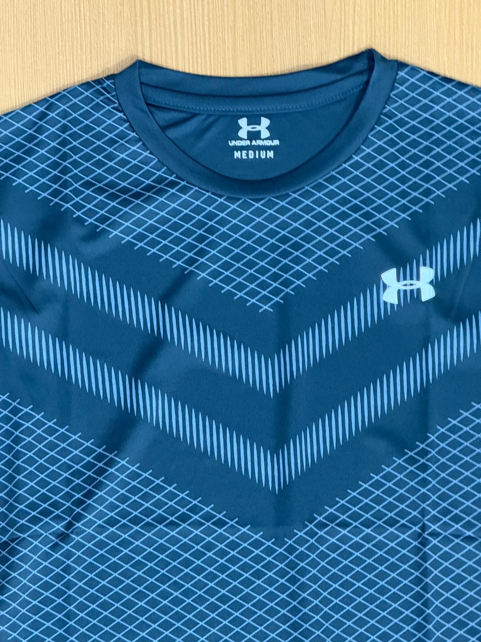 UNDER ARMOUP ROUND NECK DRIFIT T-SHIRT L553563 - Dark Blue View 2