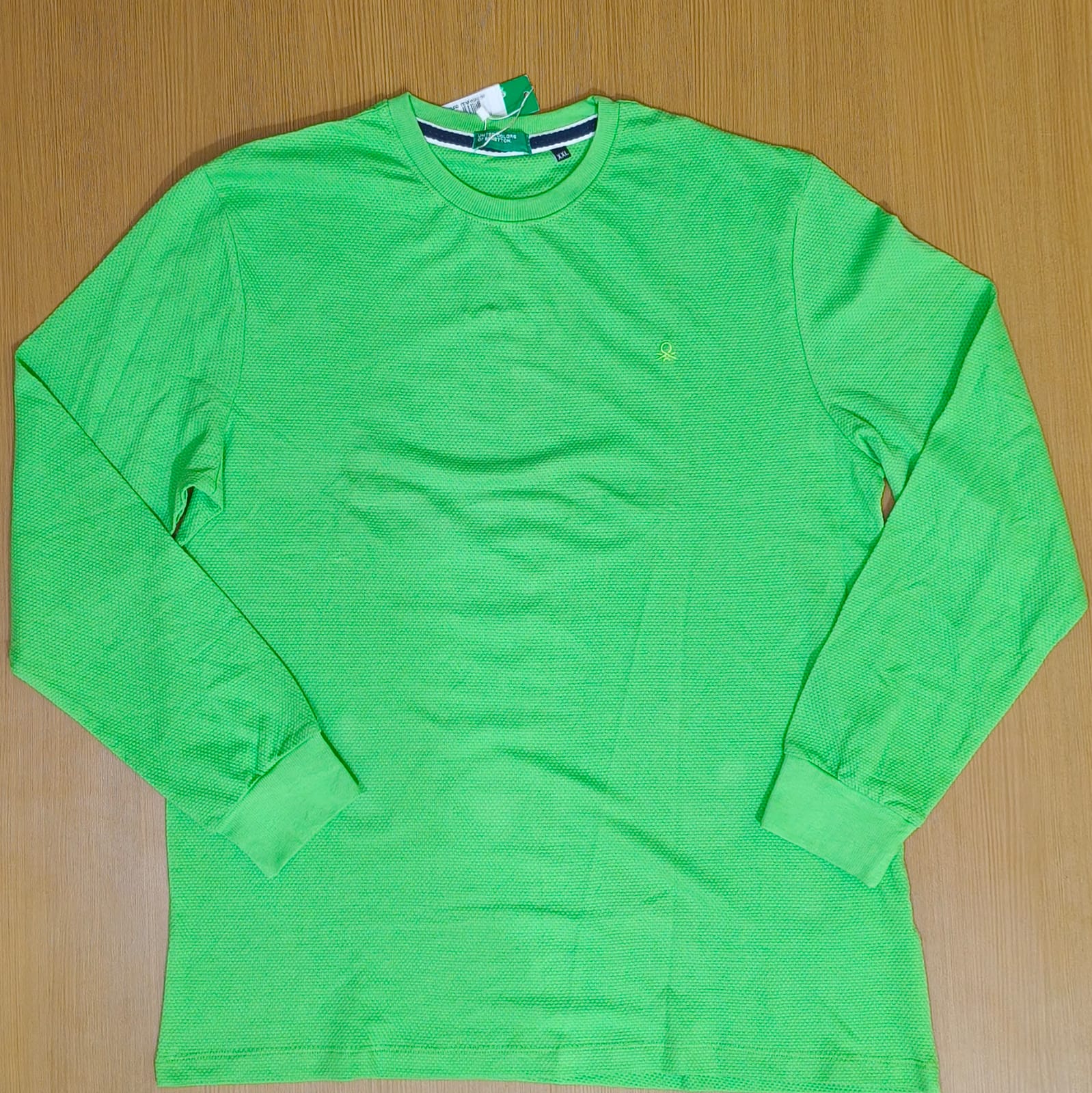 BENETTON FULL SLEEVE T-SHIRT - green View 2