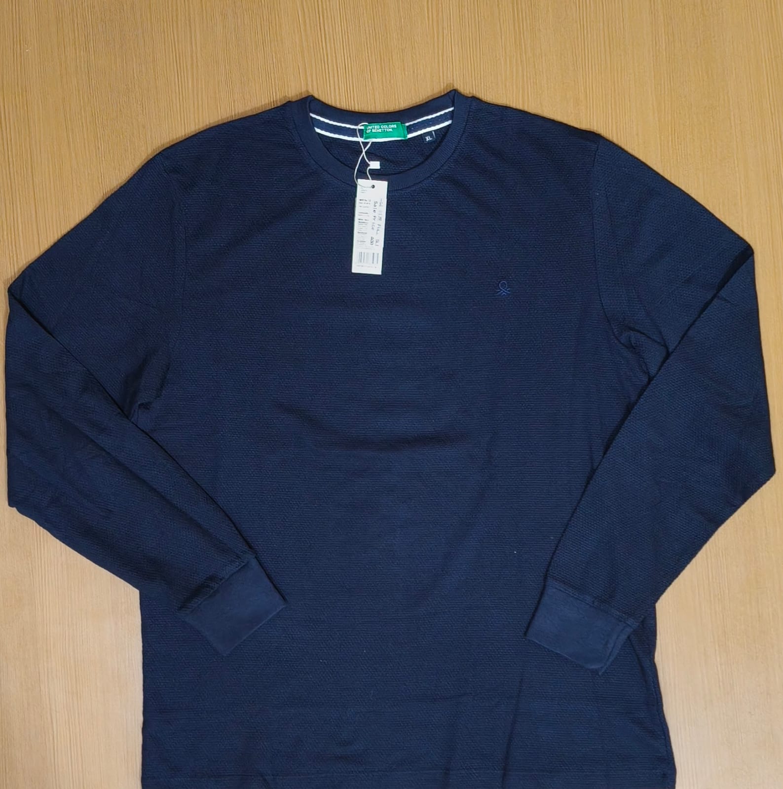 BENETTON FULL SLEEVE T-SHIRT - Dark Blue View 2