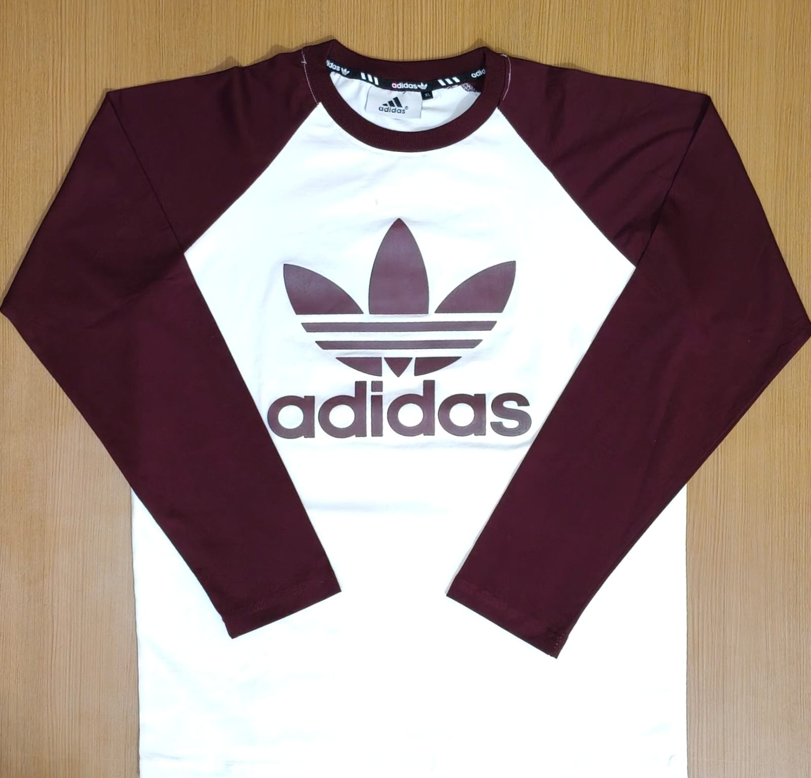 ADIBAS FULL SLEEVE 1454 - WINE View 2