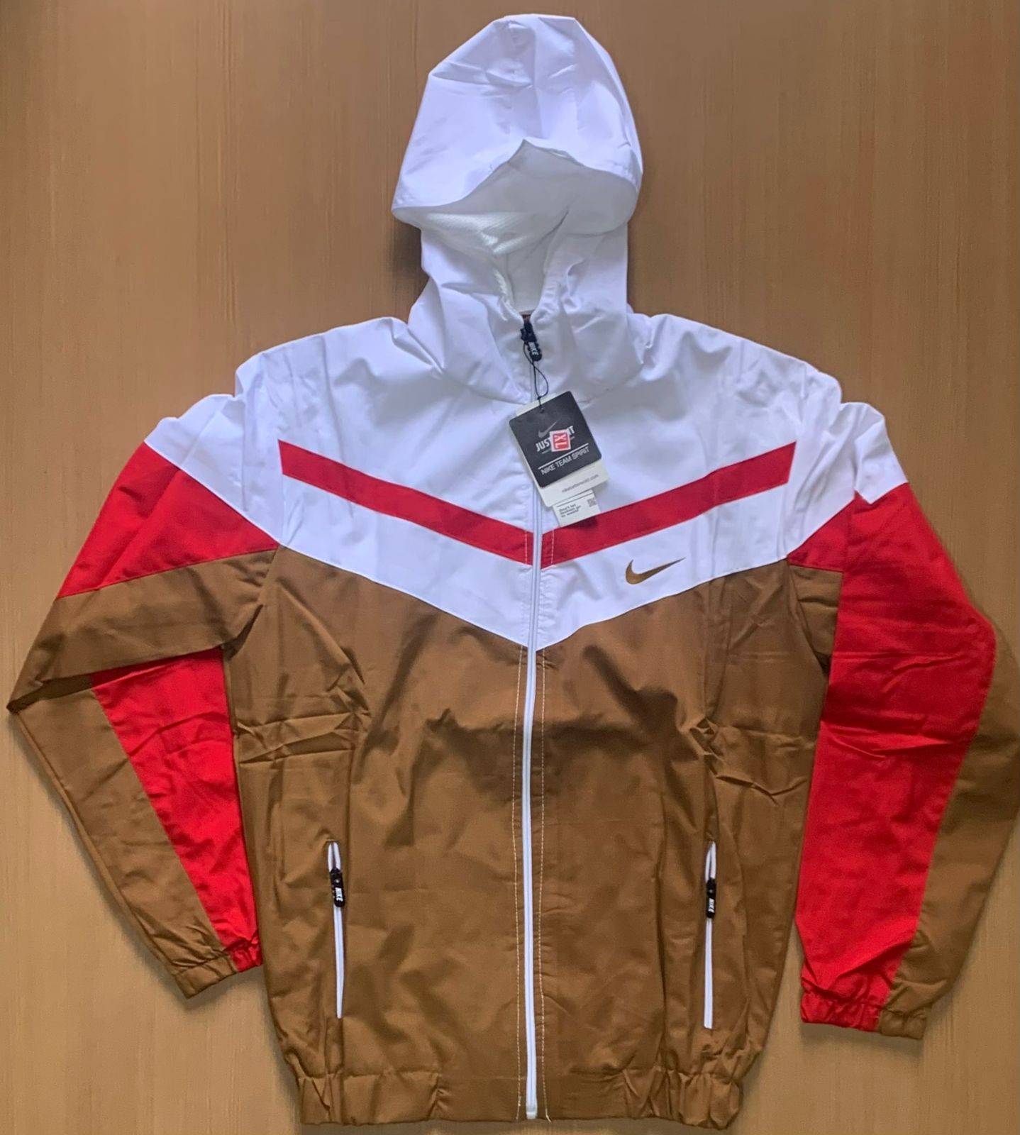 NIKE JACKET BSNZ - Brown View 2