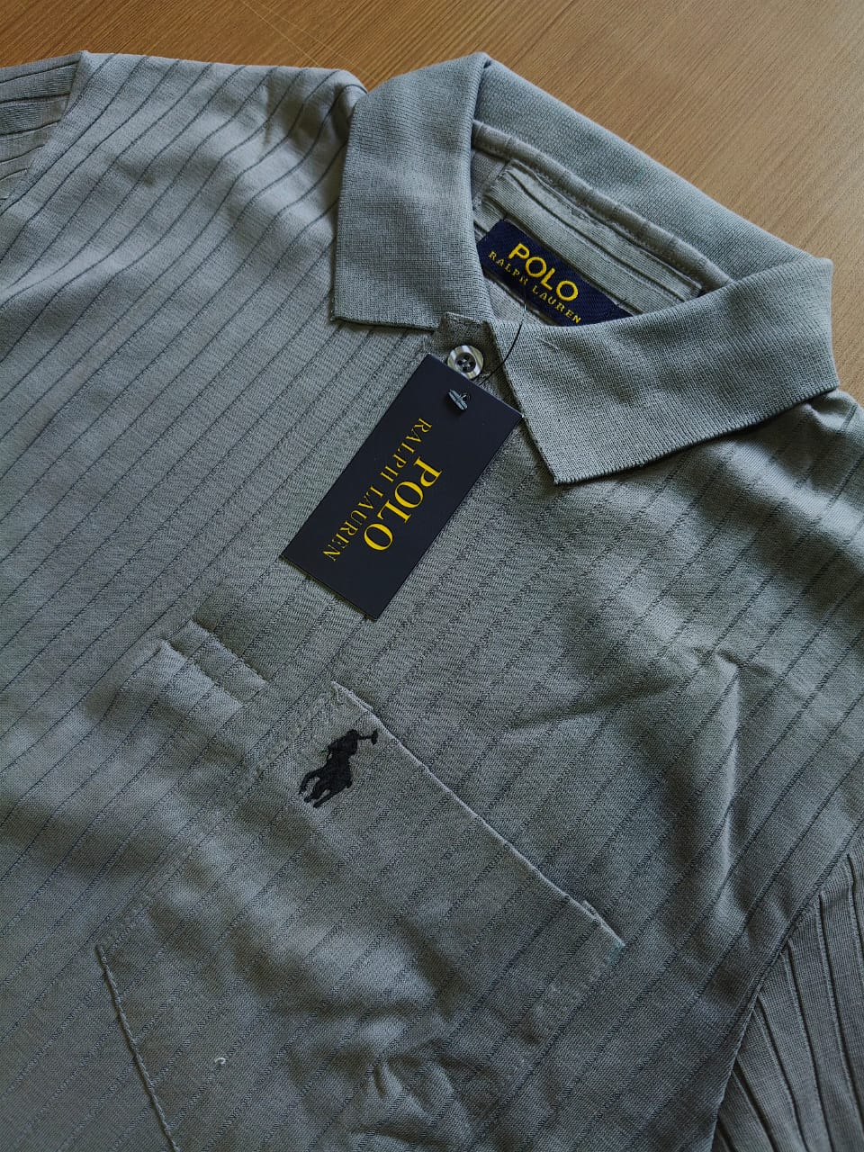 RL POLO  POLO NECK T-SHIRTNN - GREY View 2