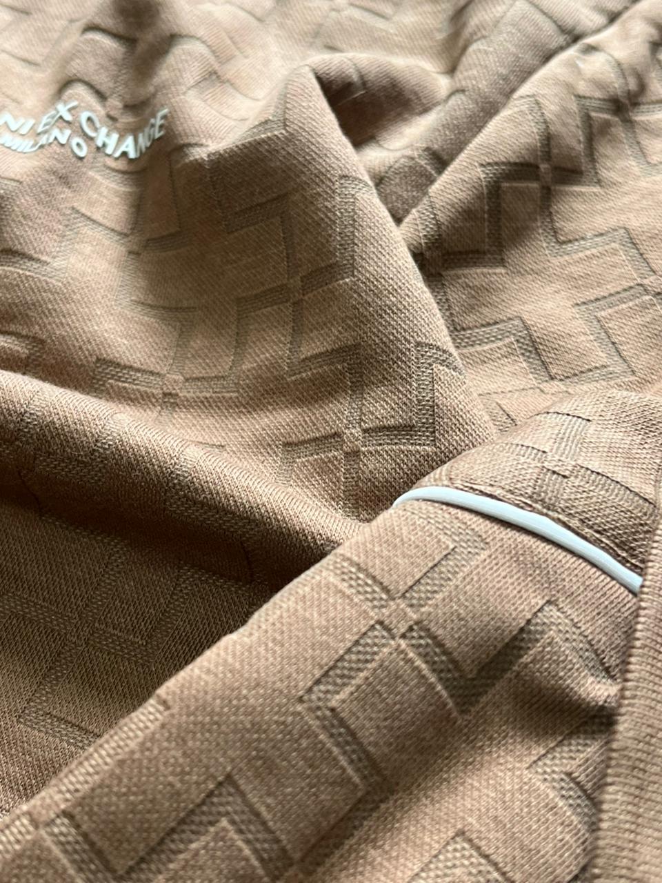 AY POLO NECK T-SHIRT VH - Light Brown View 2