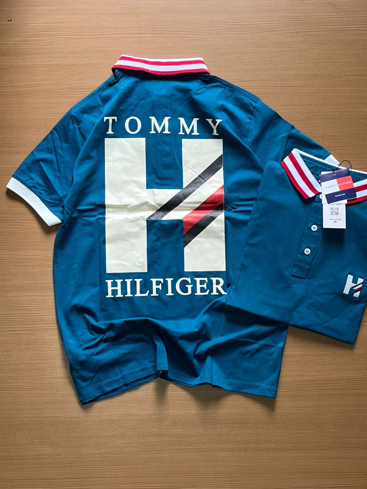 TONNY POLO NECK T-SHIRT B - Peacock colour View 2