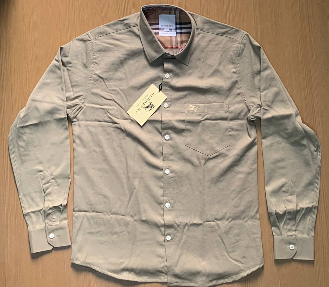 BURBENNY SHIRT VVVV - GREENISH View 2