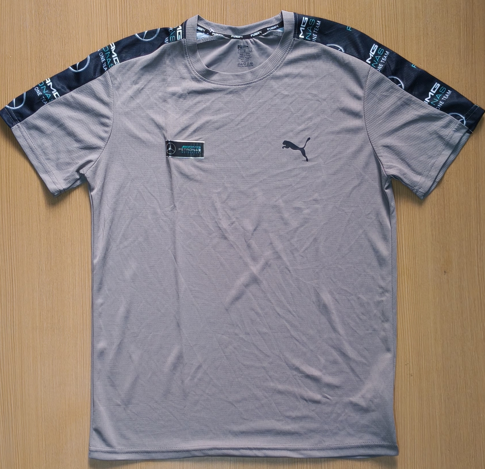 PUNA ROUND NECK T-SHIRT MSNS - GREY View 2