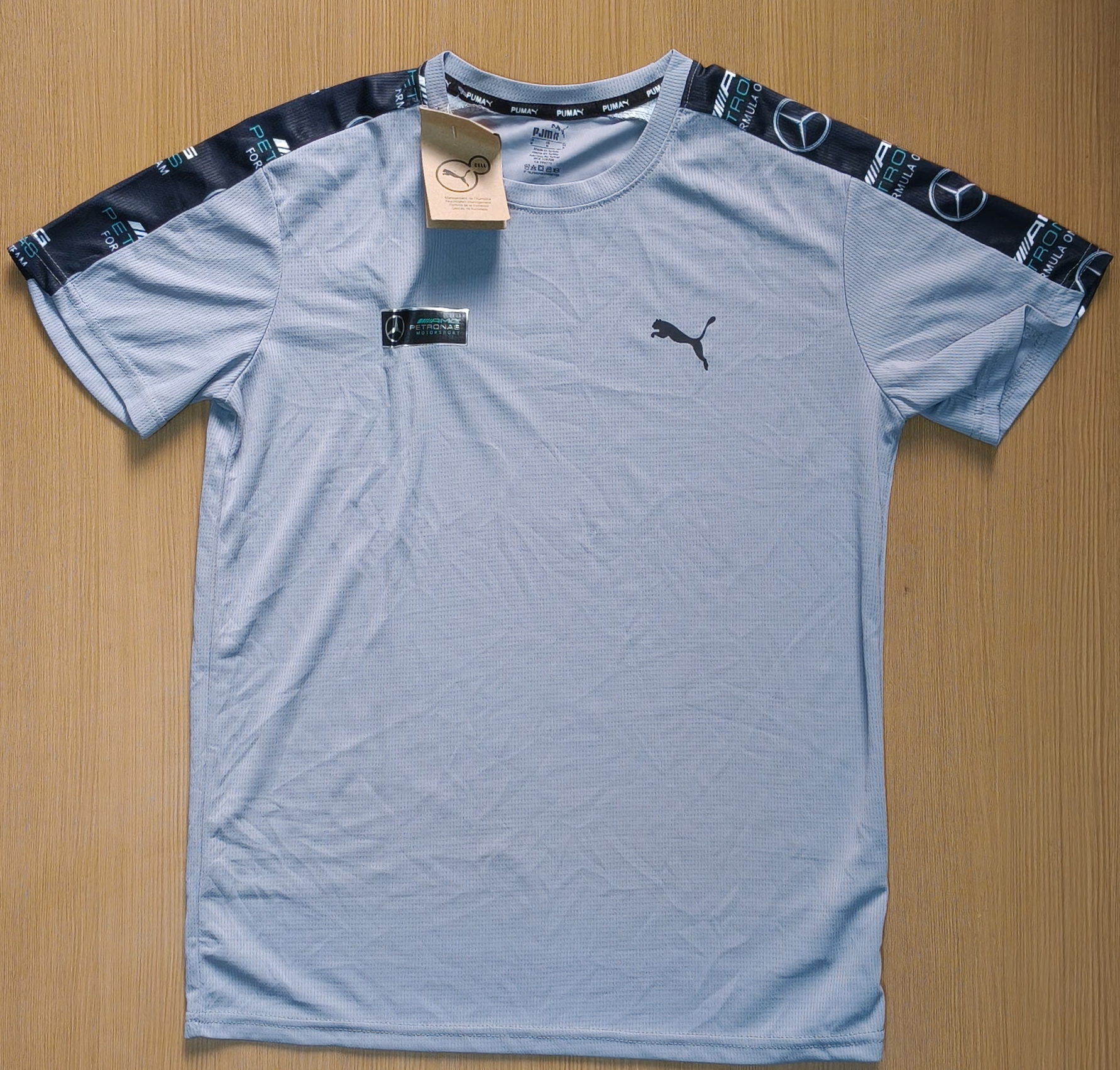 PUNA ROUND NECK T-SHIRT MSNS - LIGHT BLUE View 2