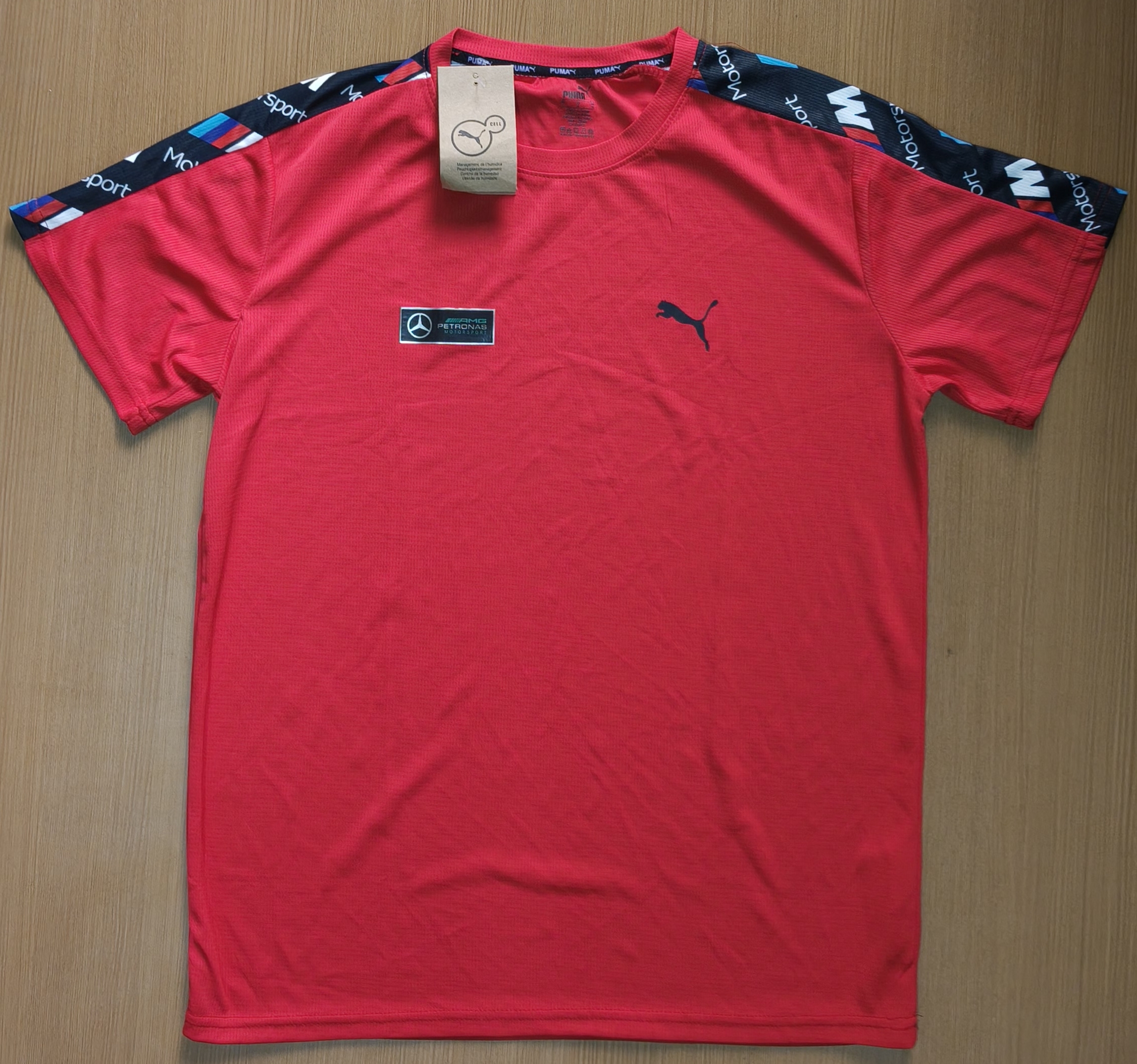 PUNA ROUND NECK T-SHIRT MSNS - Red View 2