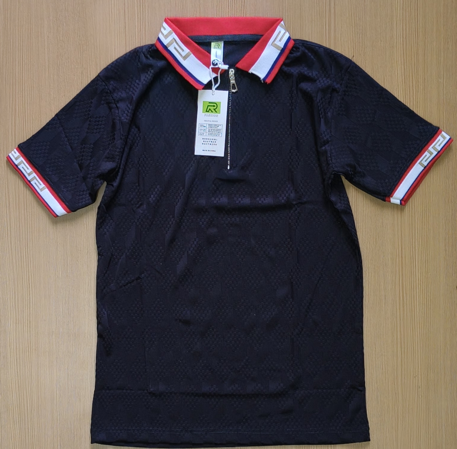 IMP POLO NECK T-SHIRT BC - Black View 2
