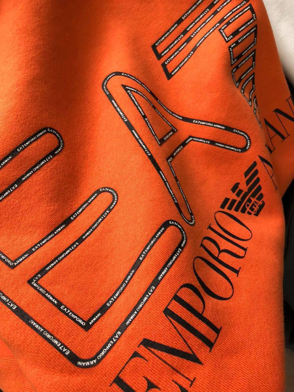 ARMANI ENCHNAGE SWEATSHIRT NDMM - Orange View 2