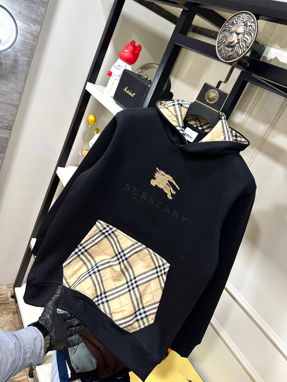 BURBENNY HOODIE MNLI - Red View 2