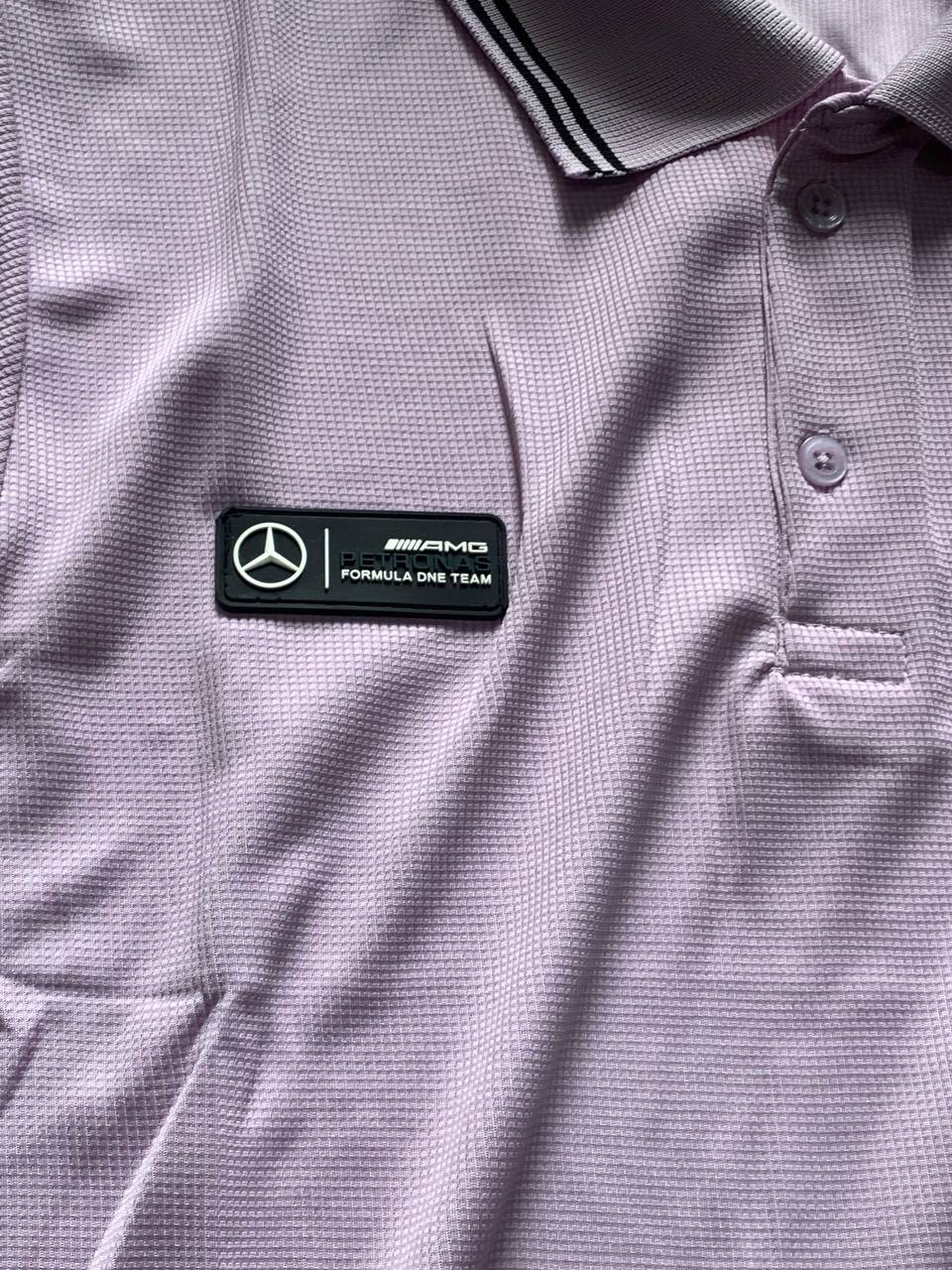 PUNA POLO NECK T-SHIRT  PL - LIGHT PURPLE View 2