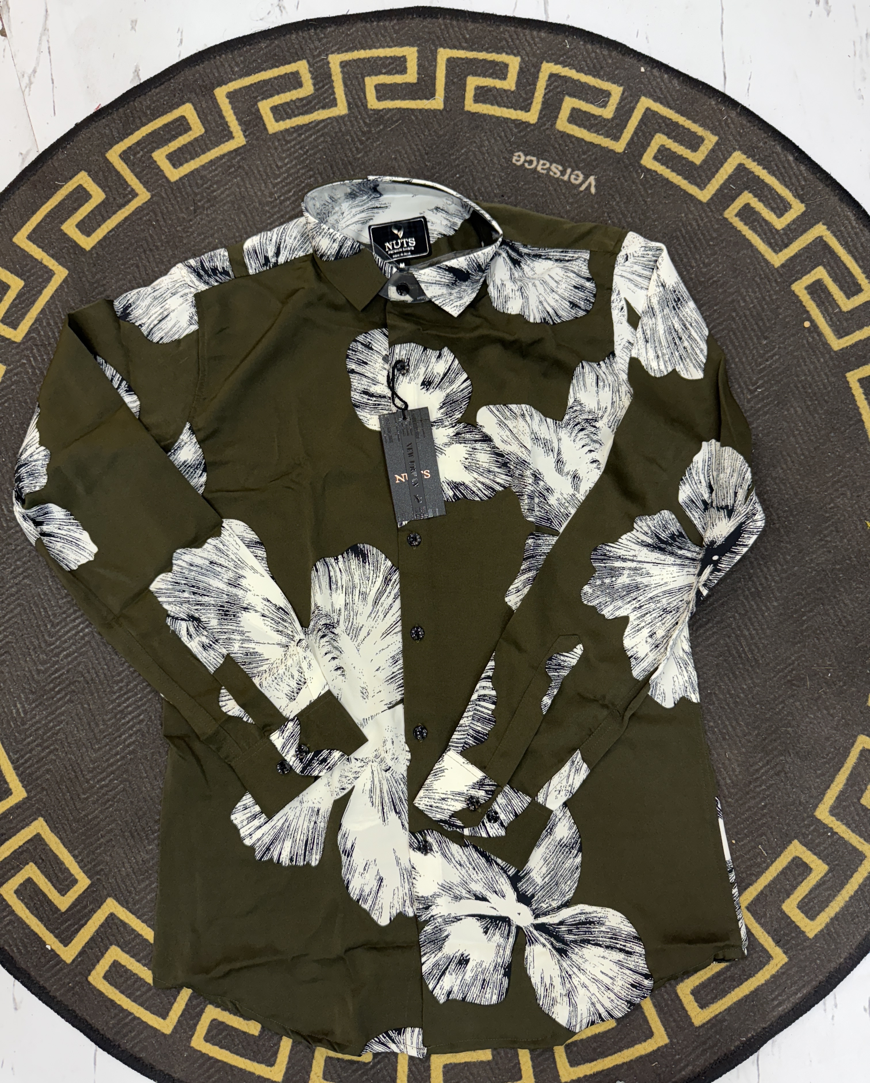 NUTS KOREAN SHIRT - green View 2