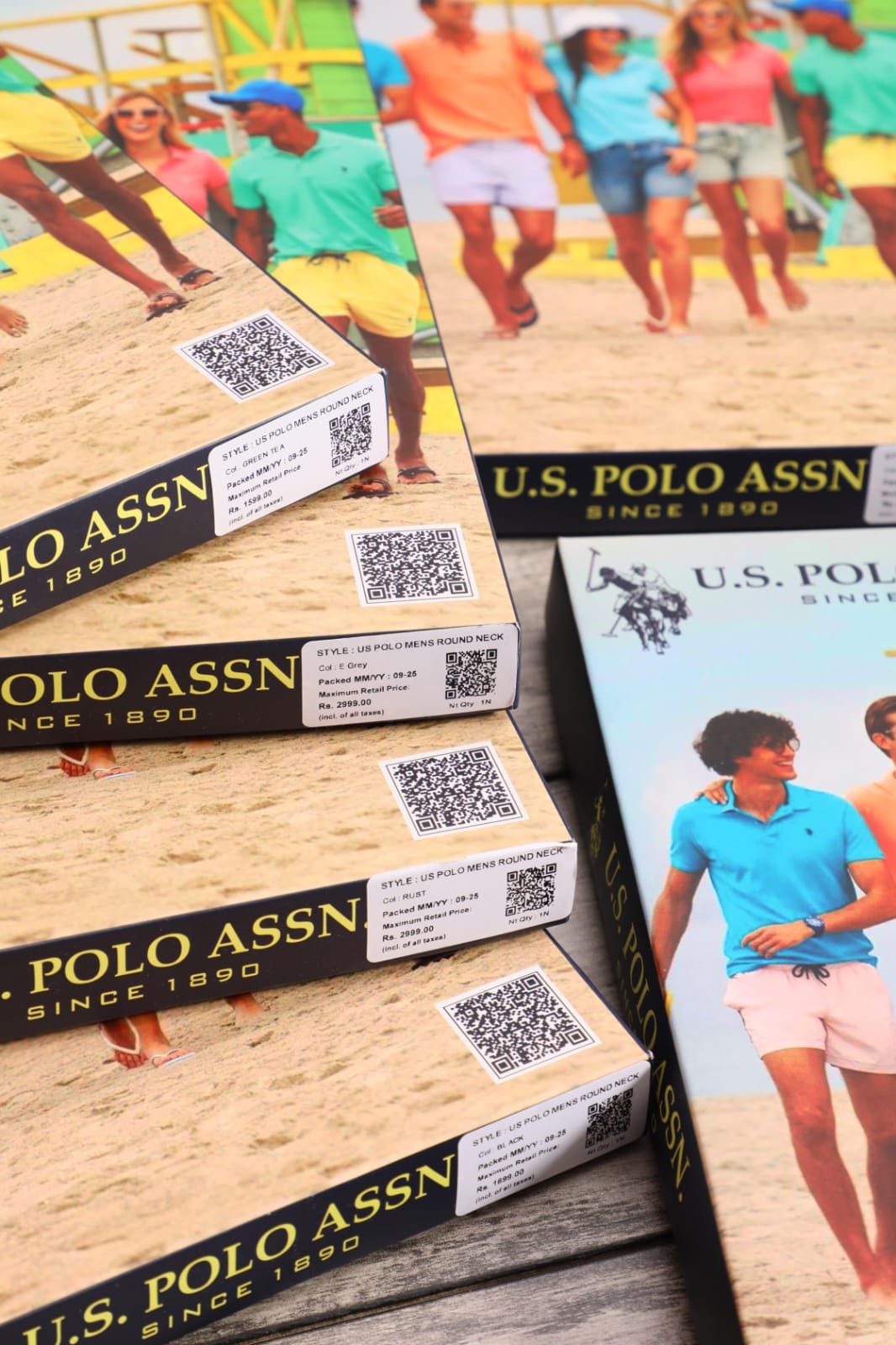 Uspa Round Neck Tshirt U-7638 - green View 2