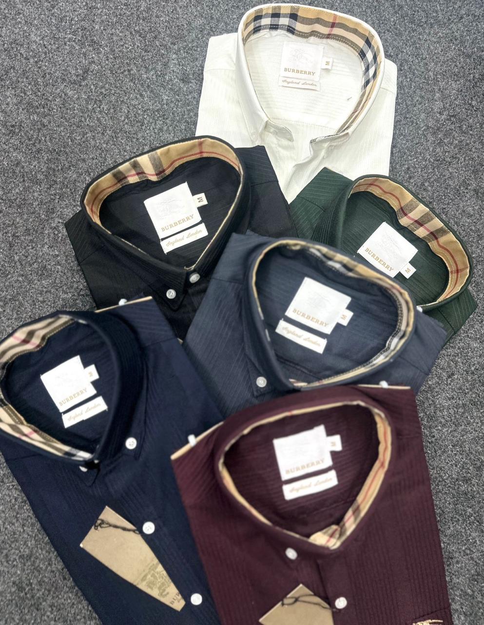 BURBENNY SHIRT GGG - DARK MAROON View 2