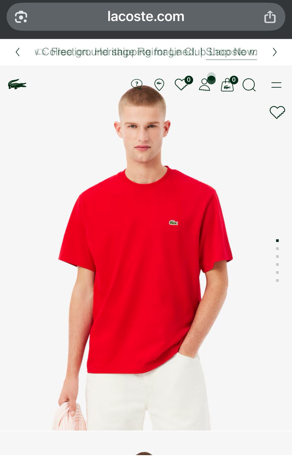 LACOSNE T-SHIRT WE Hover