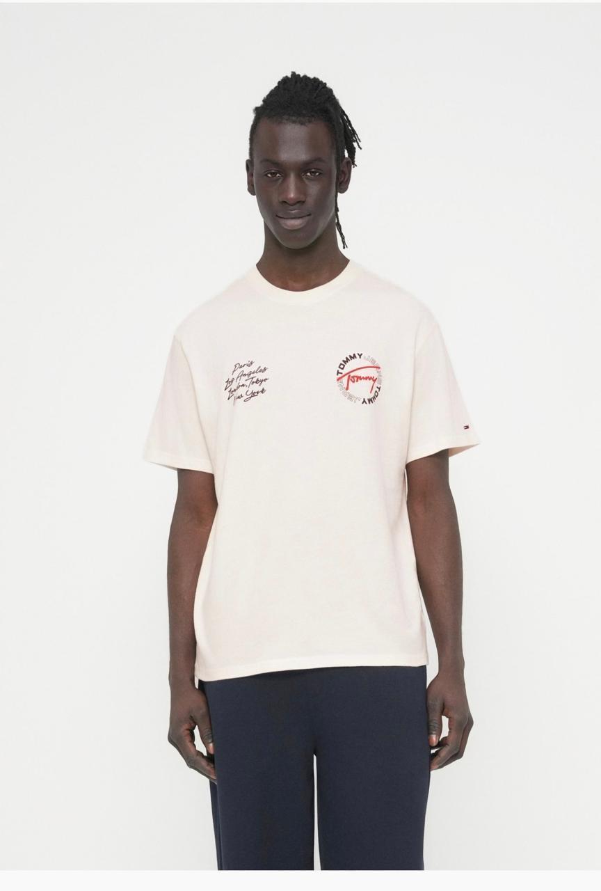 TOMMY HIL REGULAR FIT T-SHIRT ASD - White Hover