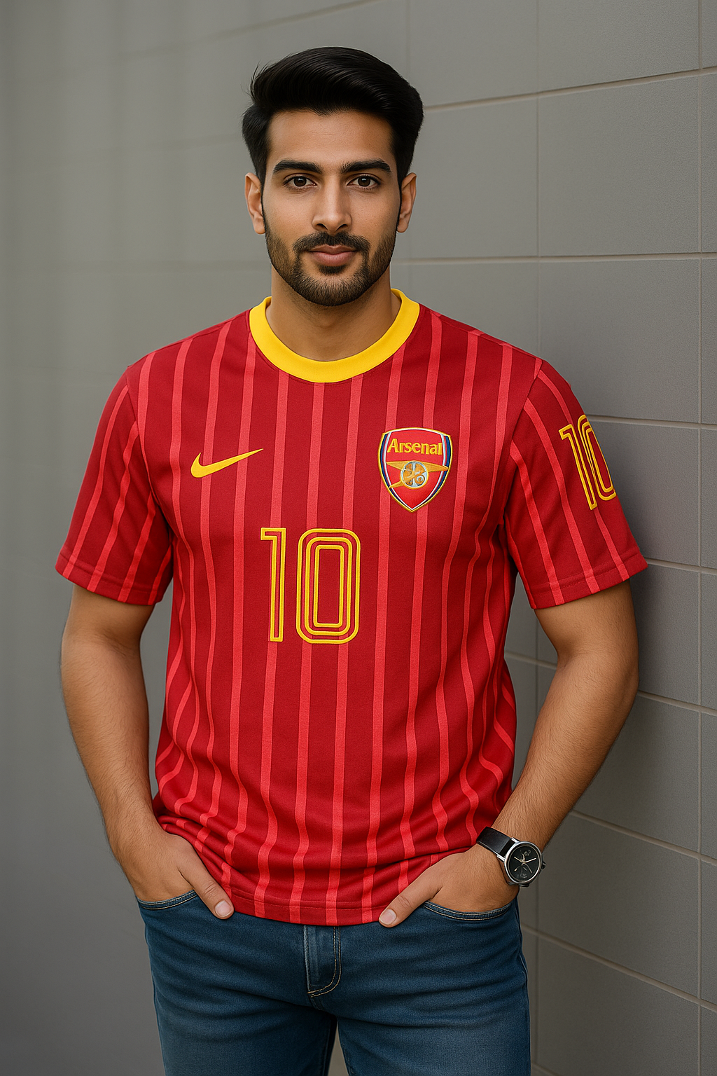 NIKY ROUND NECK T-SHIRT S09 - Red