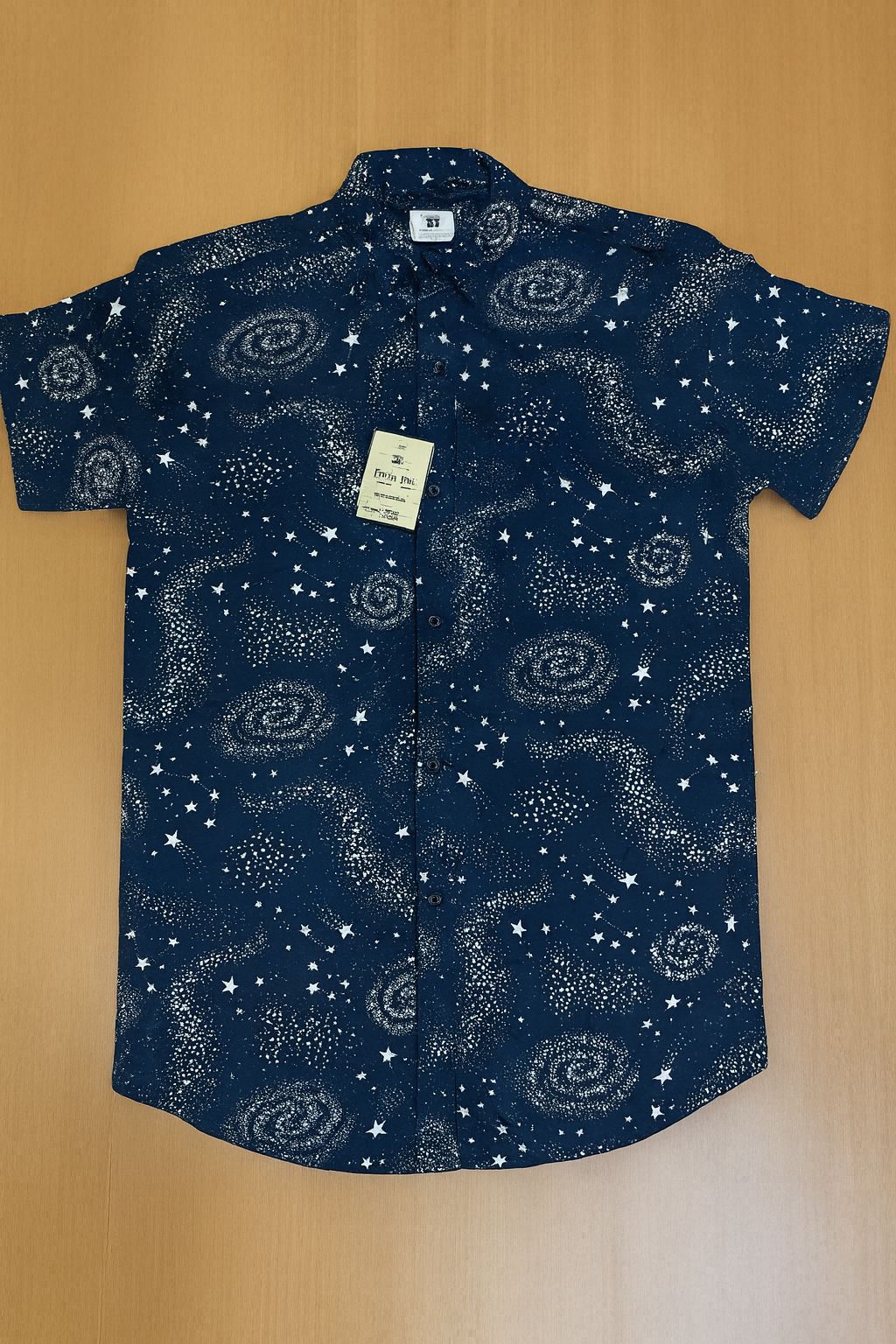 K.A.S DROP SHOULDER SHIRT SS - Dark Blue