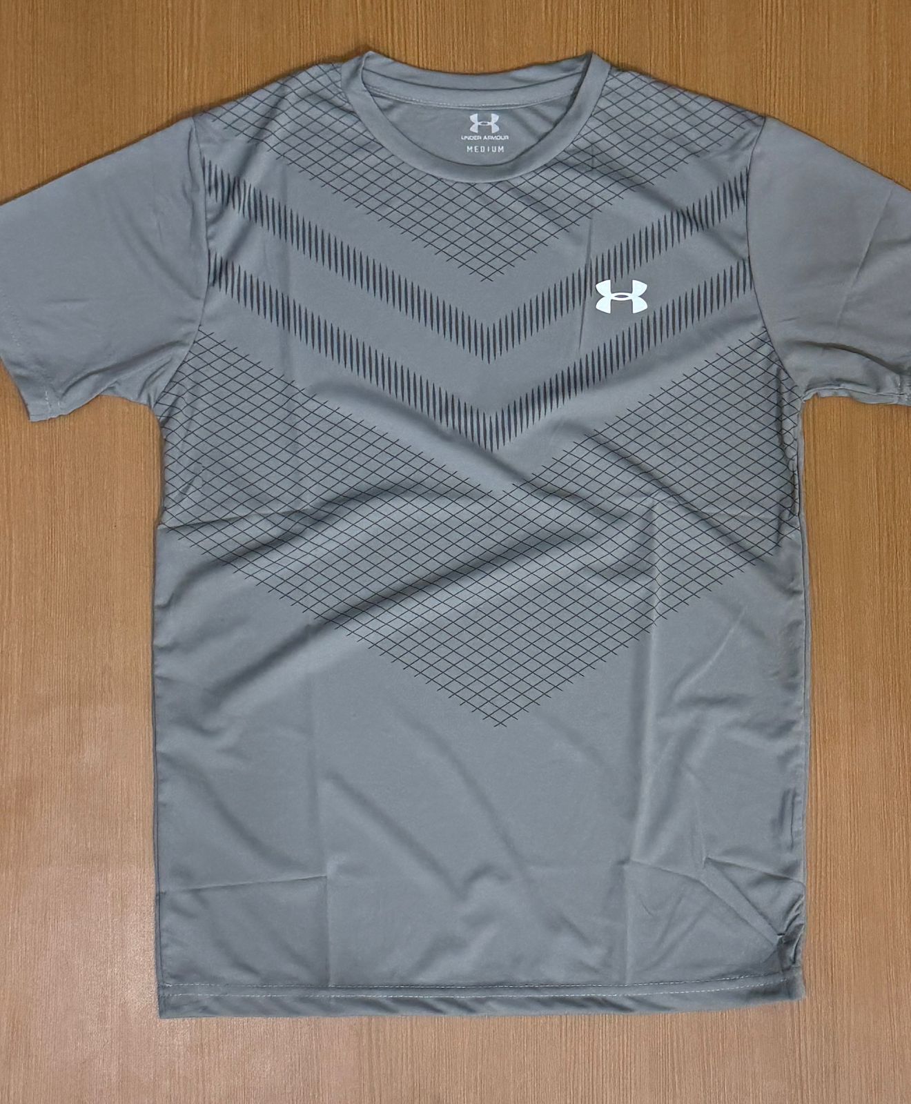 UNDER ARMOUP ROUND NECK DRIFIT T-SHIRT L553563 - GREY View 1