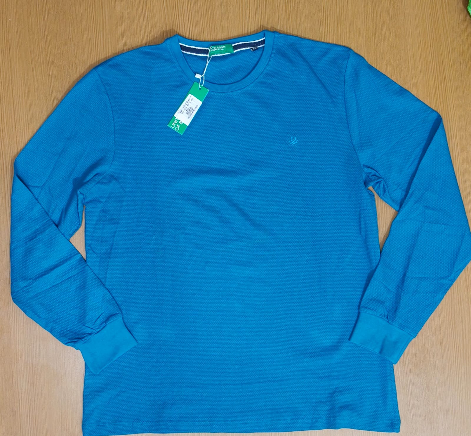 BENETTON FULL SLEEVE T-SHIRT - Blue View 1