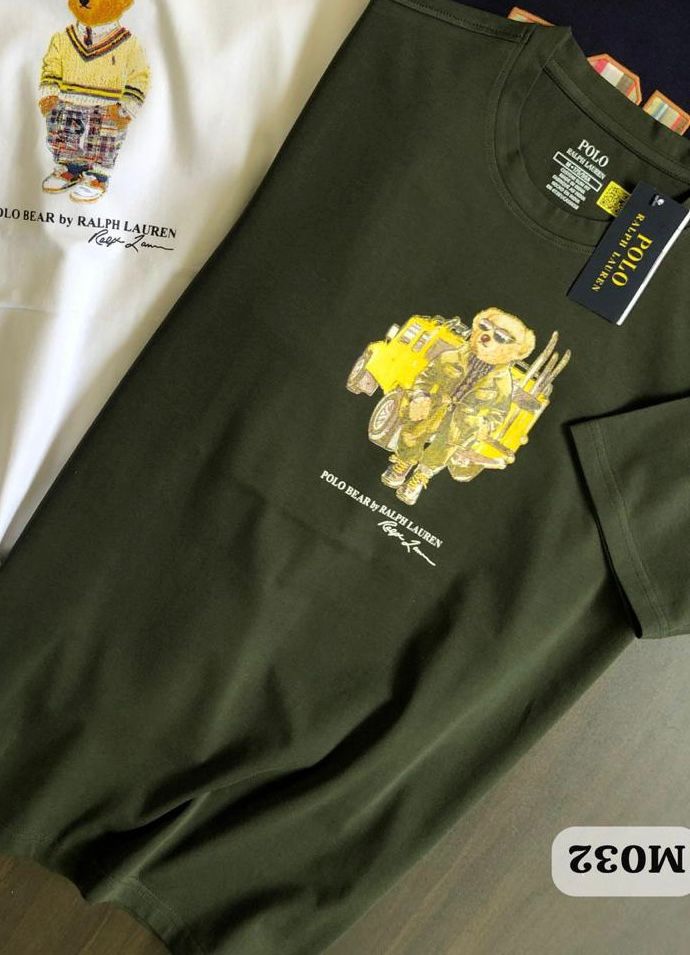 RL POLO ROUND NECK T-SHIRT 477 - green View 1