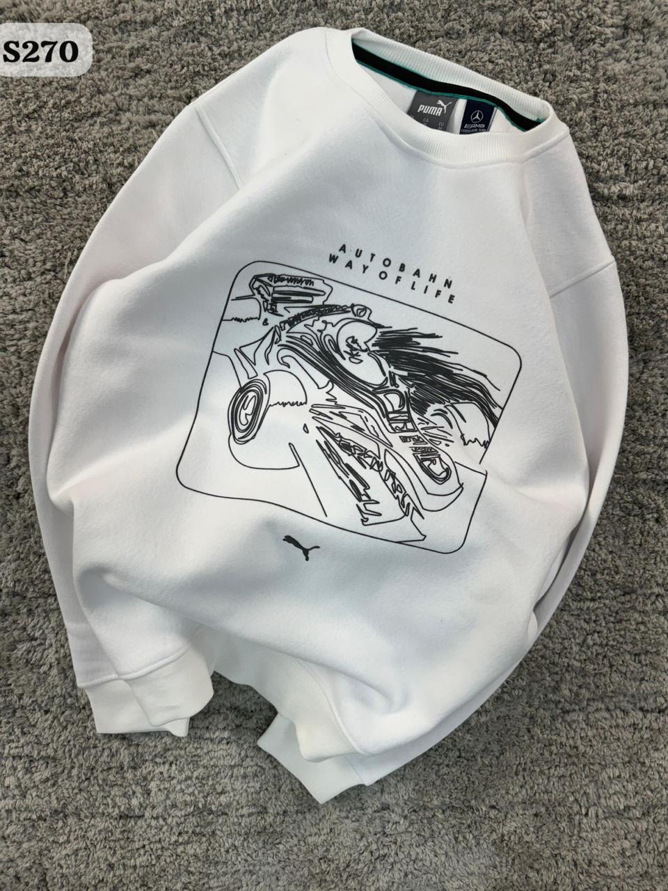 PUNA SWEATSHIRT 5737 - White