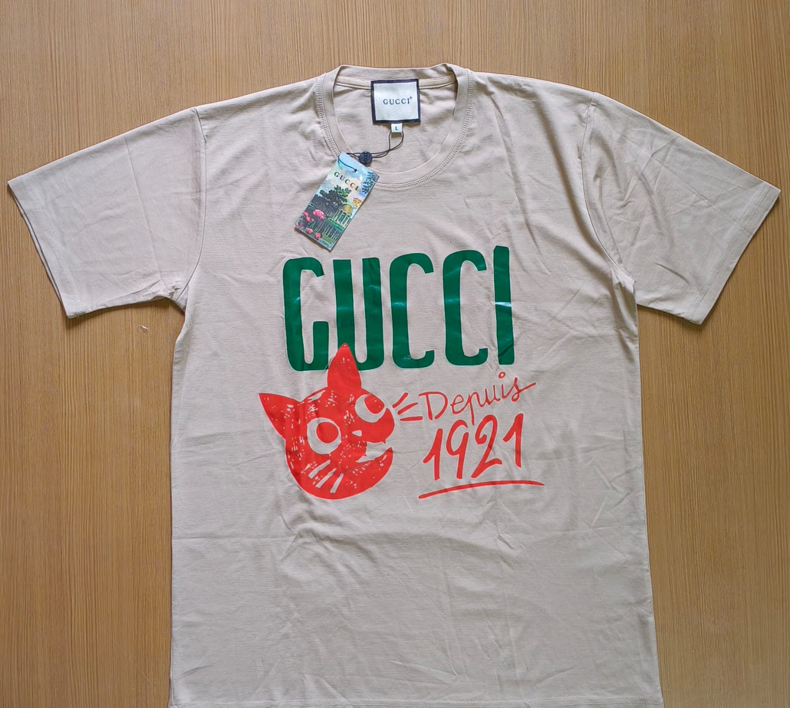 GUCCL ROUND NECK T-SHIRT 43245342545