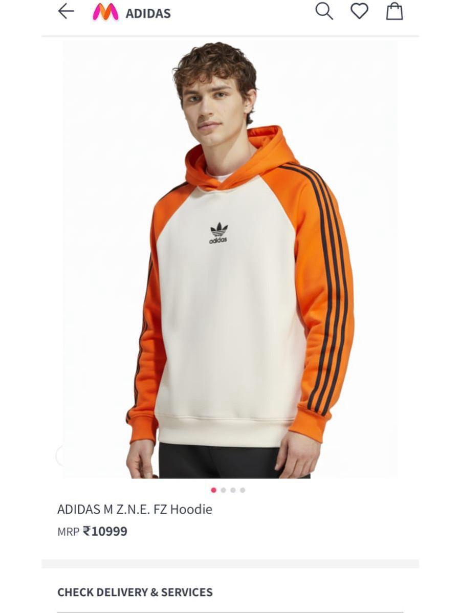 ADIDIS HOODIE B - White