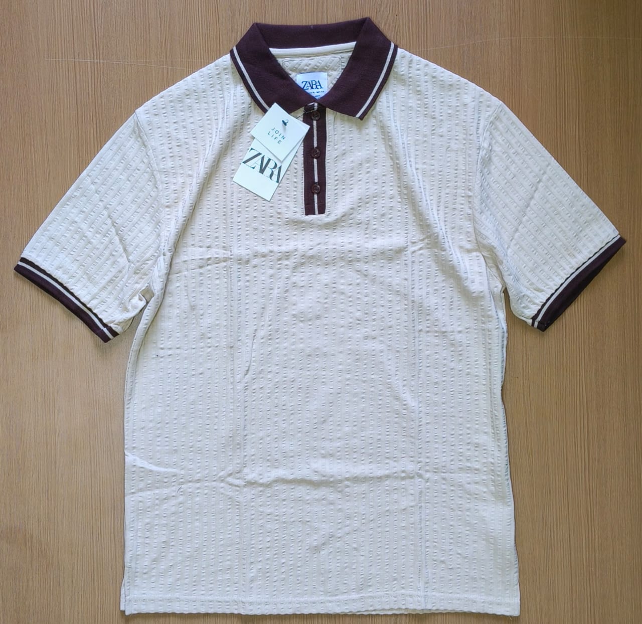 ZARA POLO NECK T-SHIRTMM