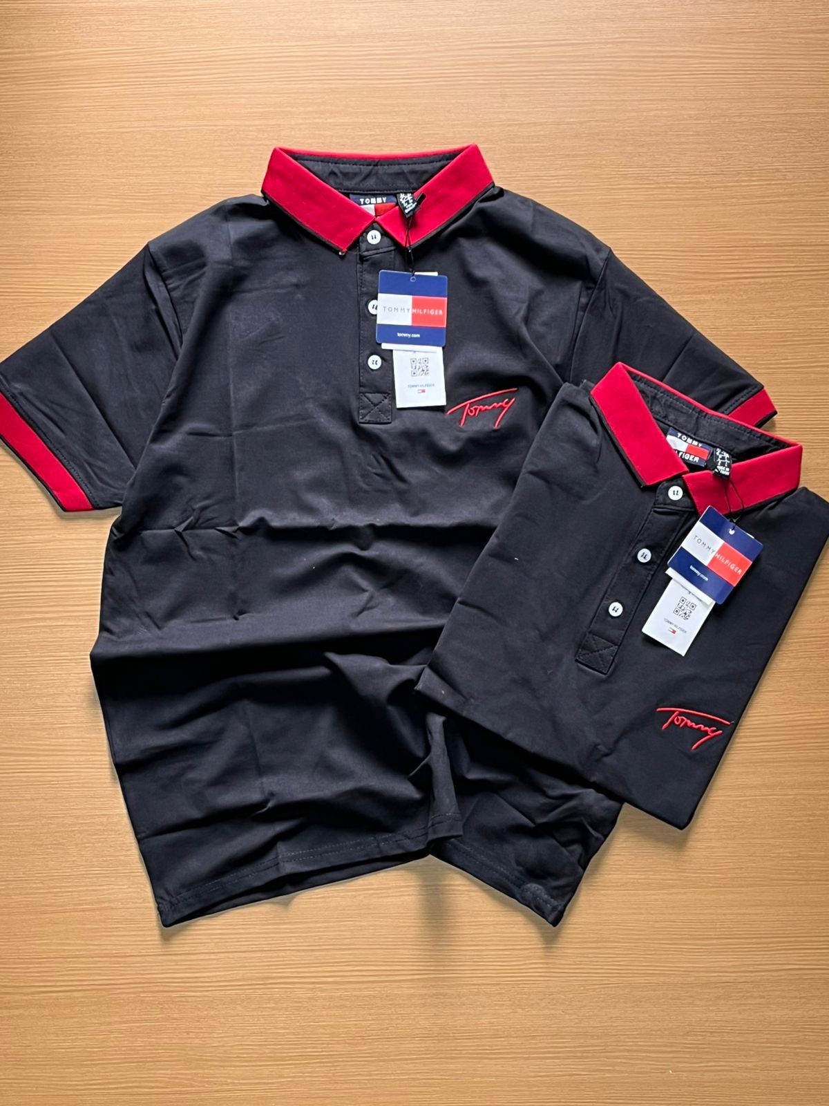 TONNY POLO NECK T-SHIRT B - Black View 1