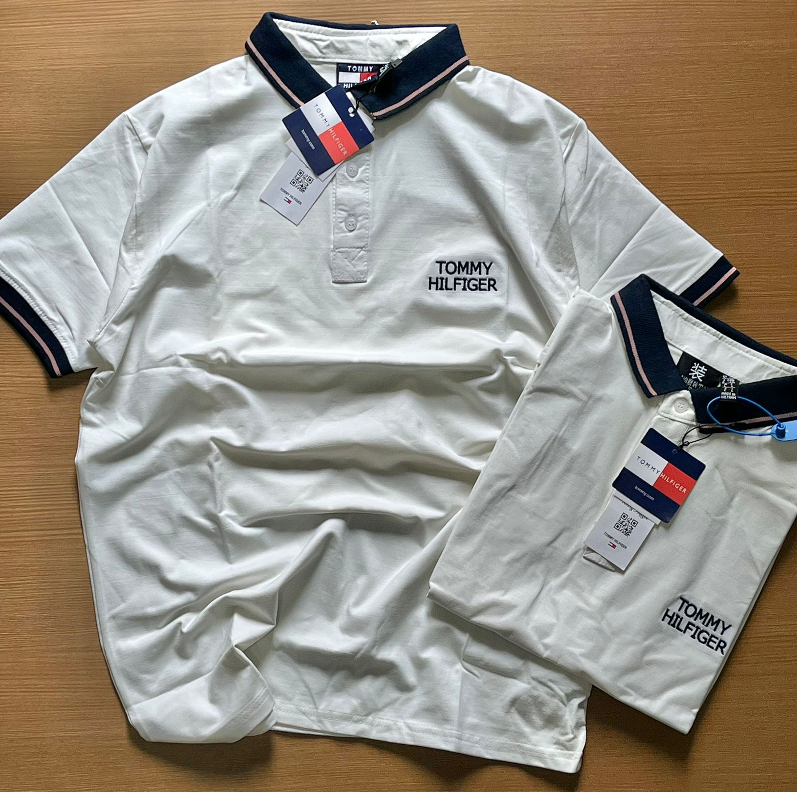 TONNY POLO NECK T-SHIRT B - White View 1