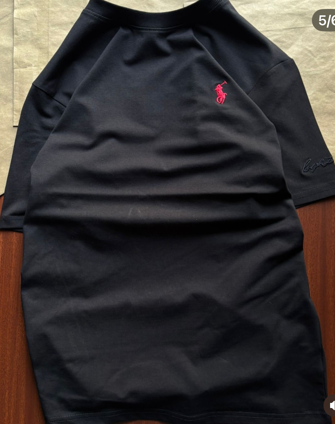 RL POIO DROPSHOULDER T-SHIRT - Black View 1