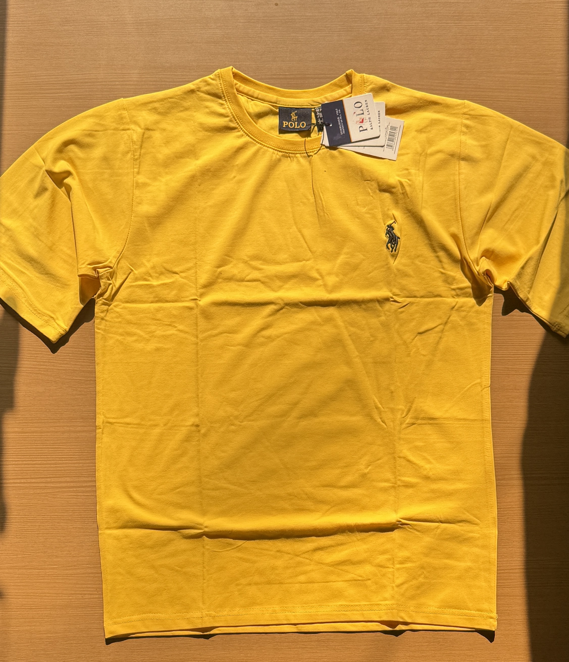 RL POIO DROPSHOULDER T-SHIRT - Yellow View 1