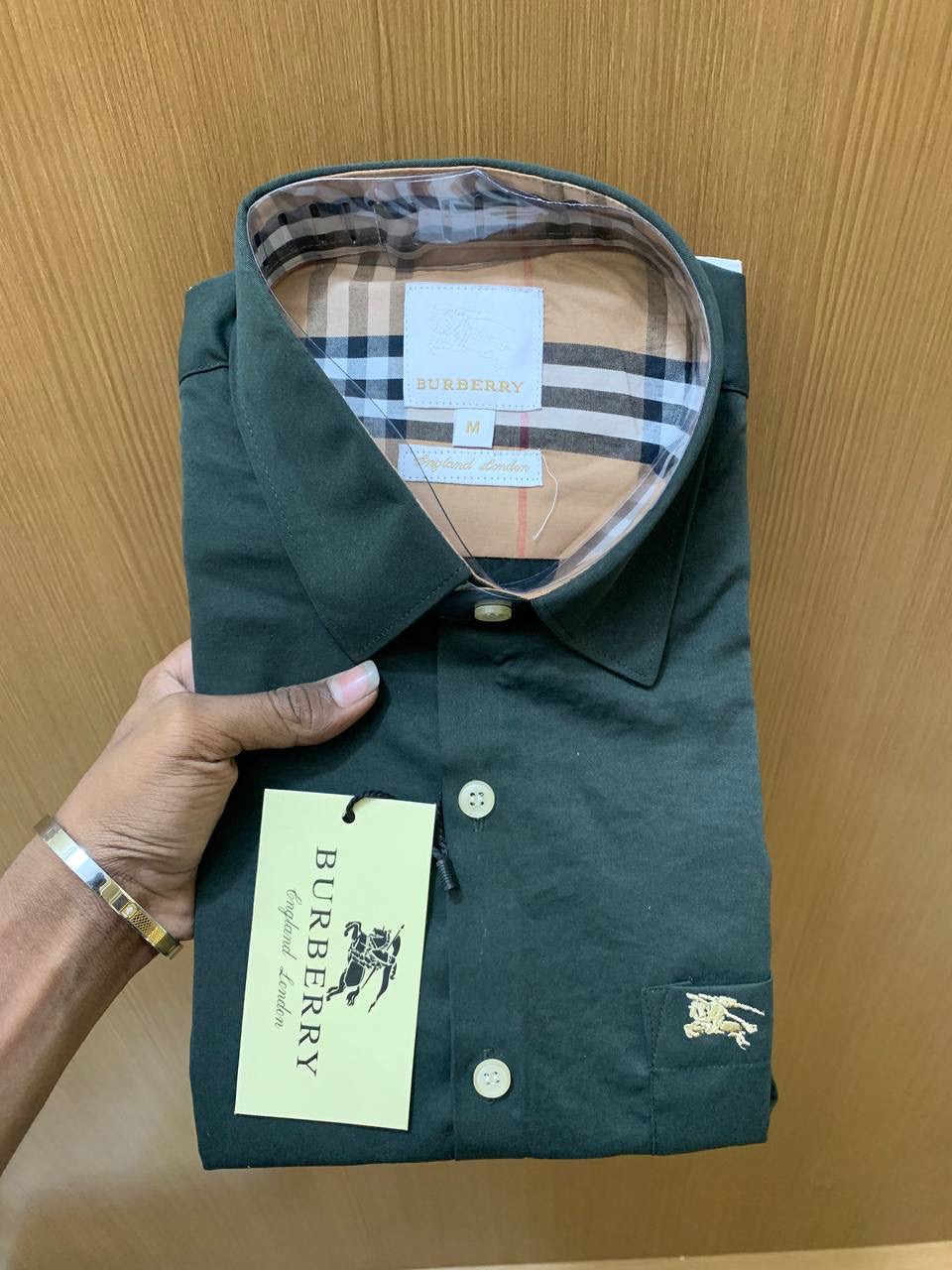 BURBENNY SHIRT VVVV - green View 1