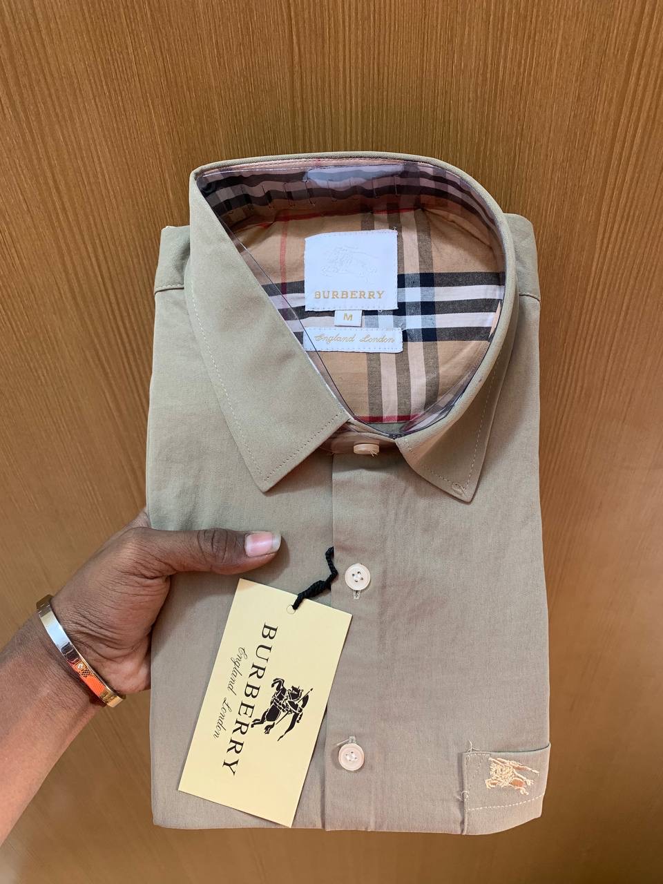 BURBENNY SHIRT VVVV - GREENISH View 1