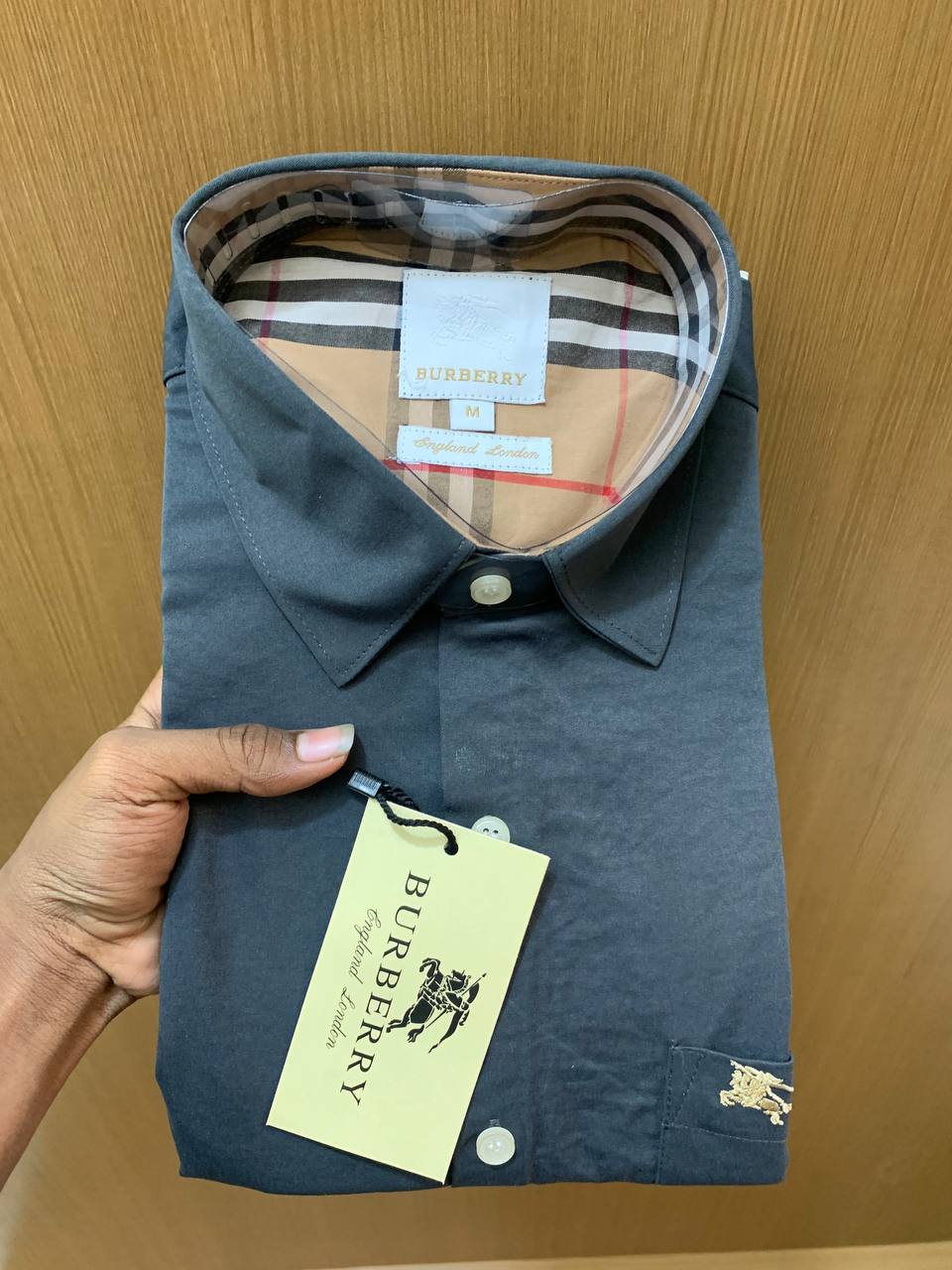 BURBENNY SHIRT VVVV - GREY View 1