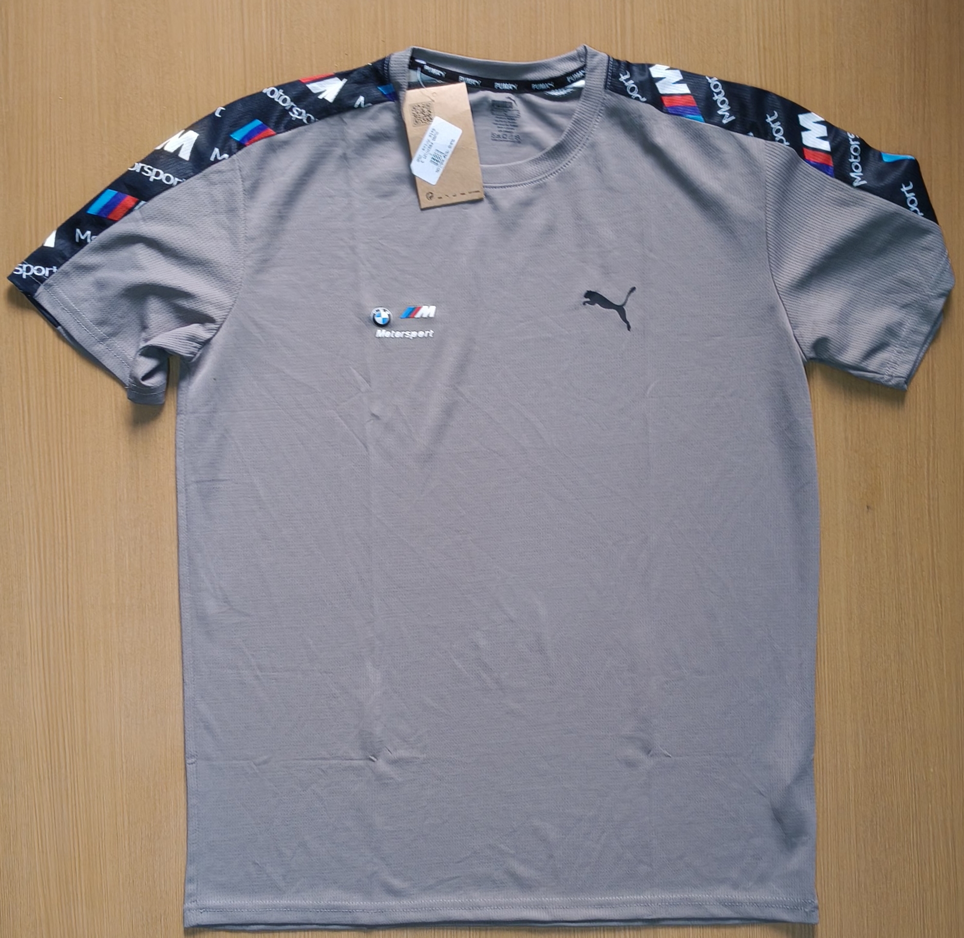 PUNA ROUND NECK T-SHIRT BBV - GREY View 1