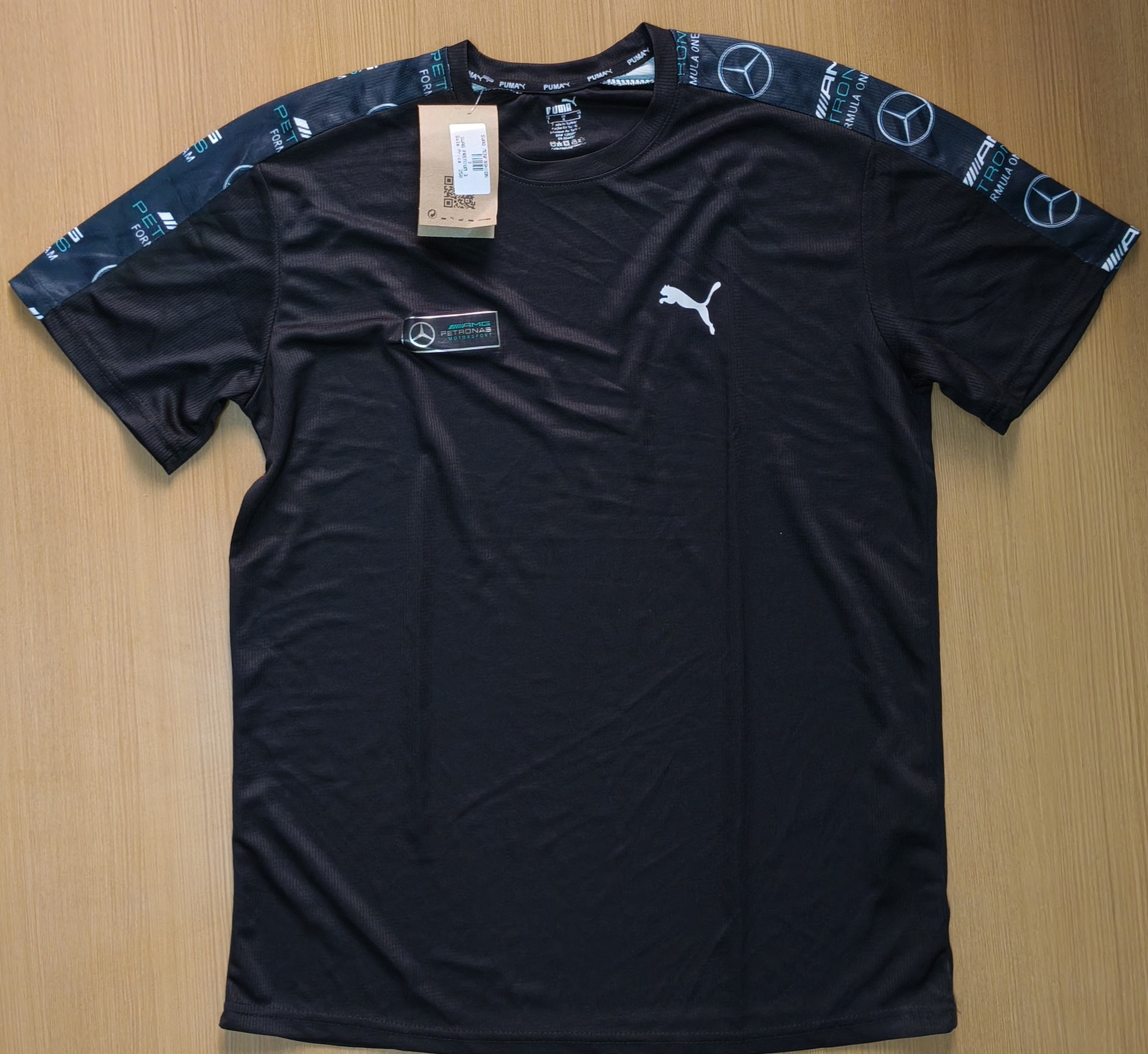 PUNA ROUND NECK T-SHIRT MSNS - Black View 1