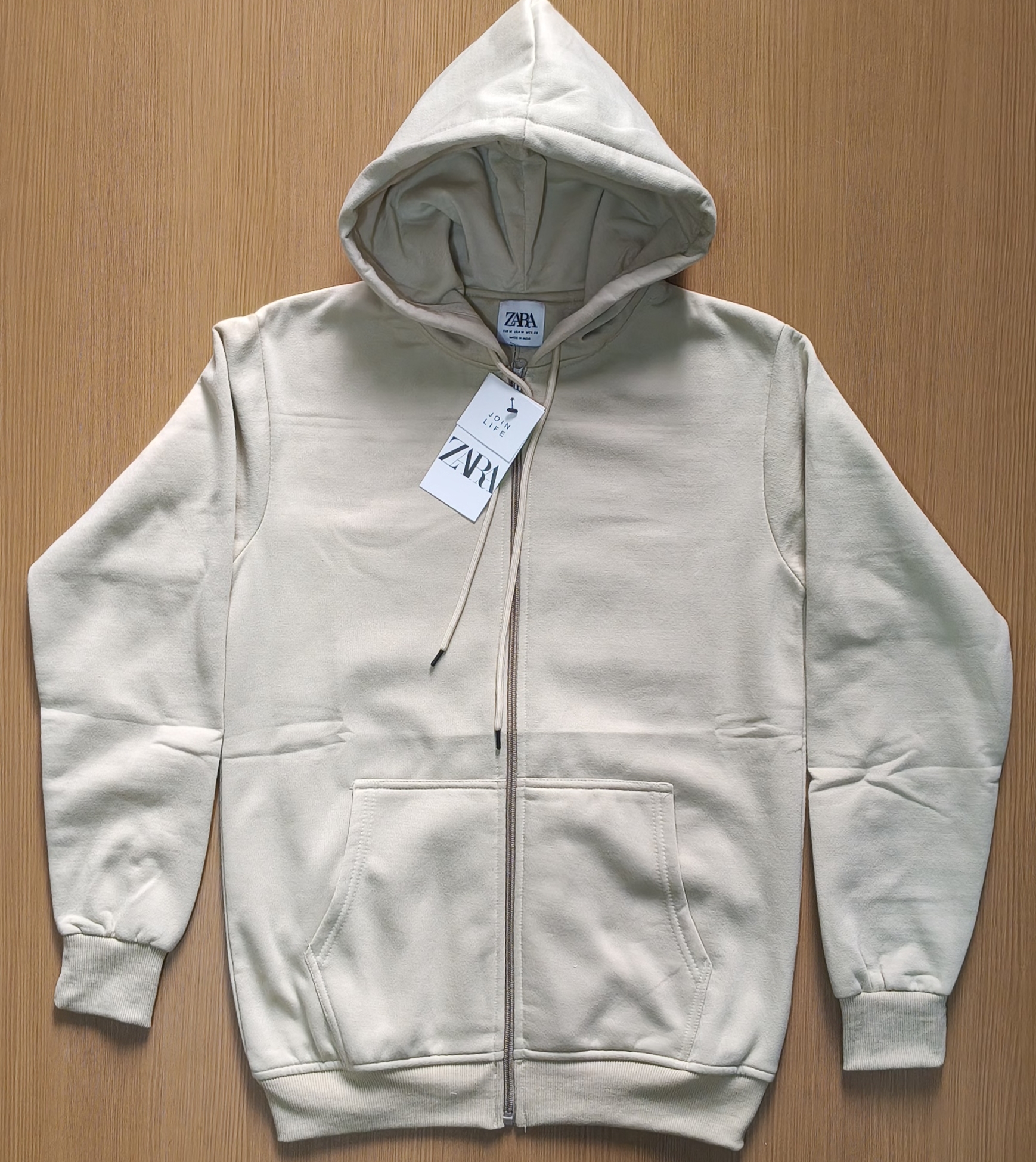 ZARA HOODIE - GREENISH View 1