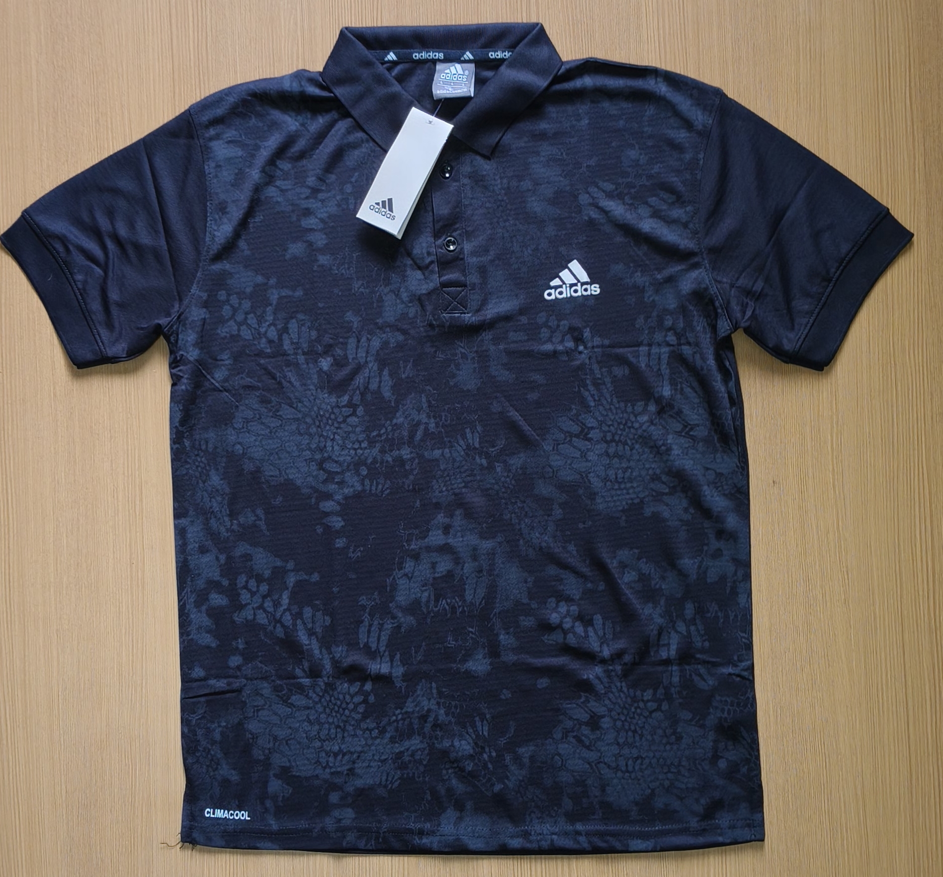 ADIDIS POLO NECK T-SHIRT JCJ - Black View 1