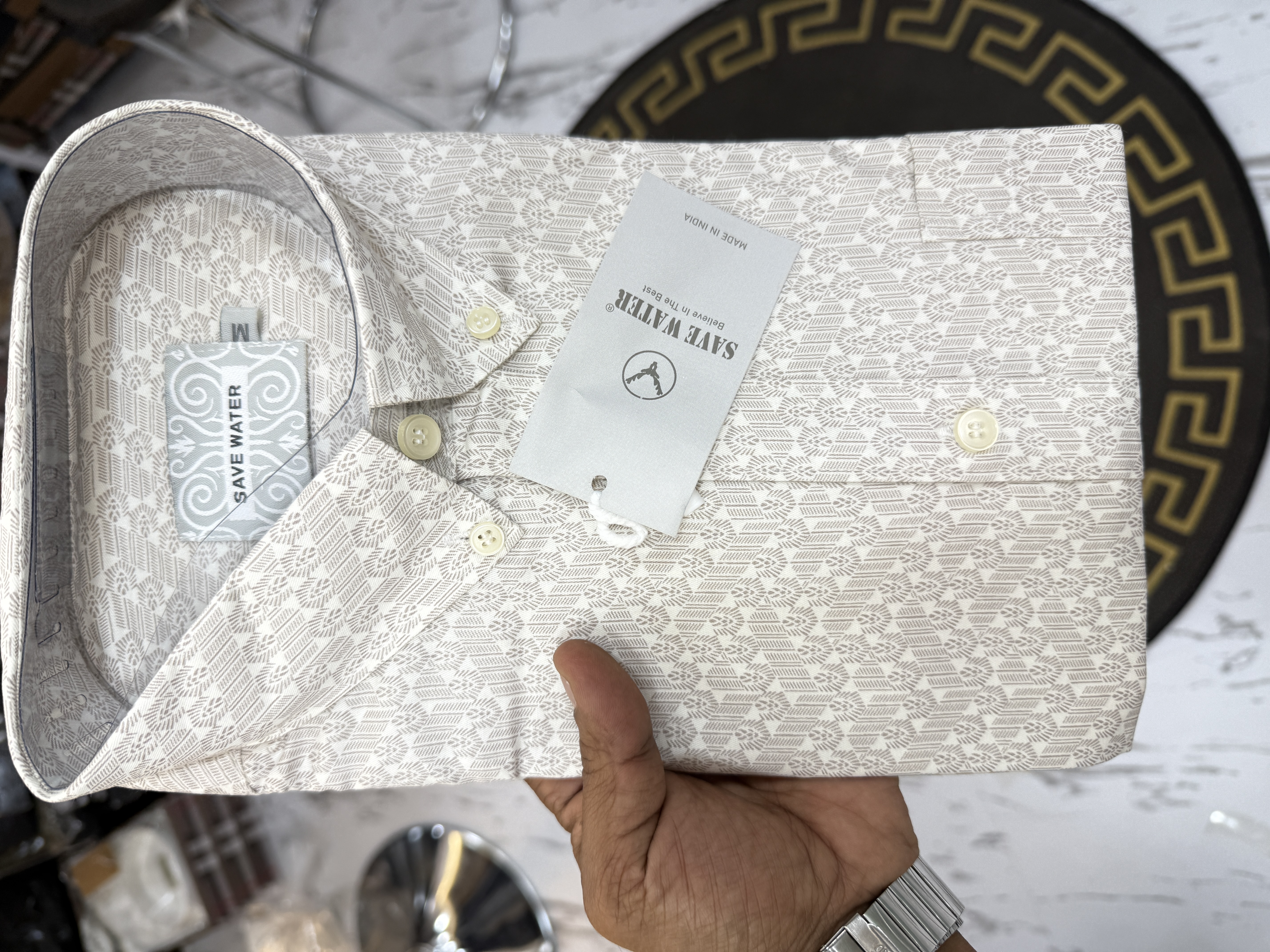 SAVE WATER FORMAL SHIRT  pL