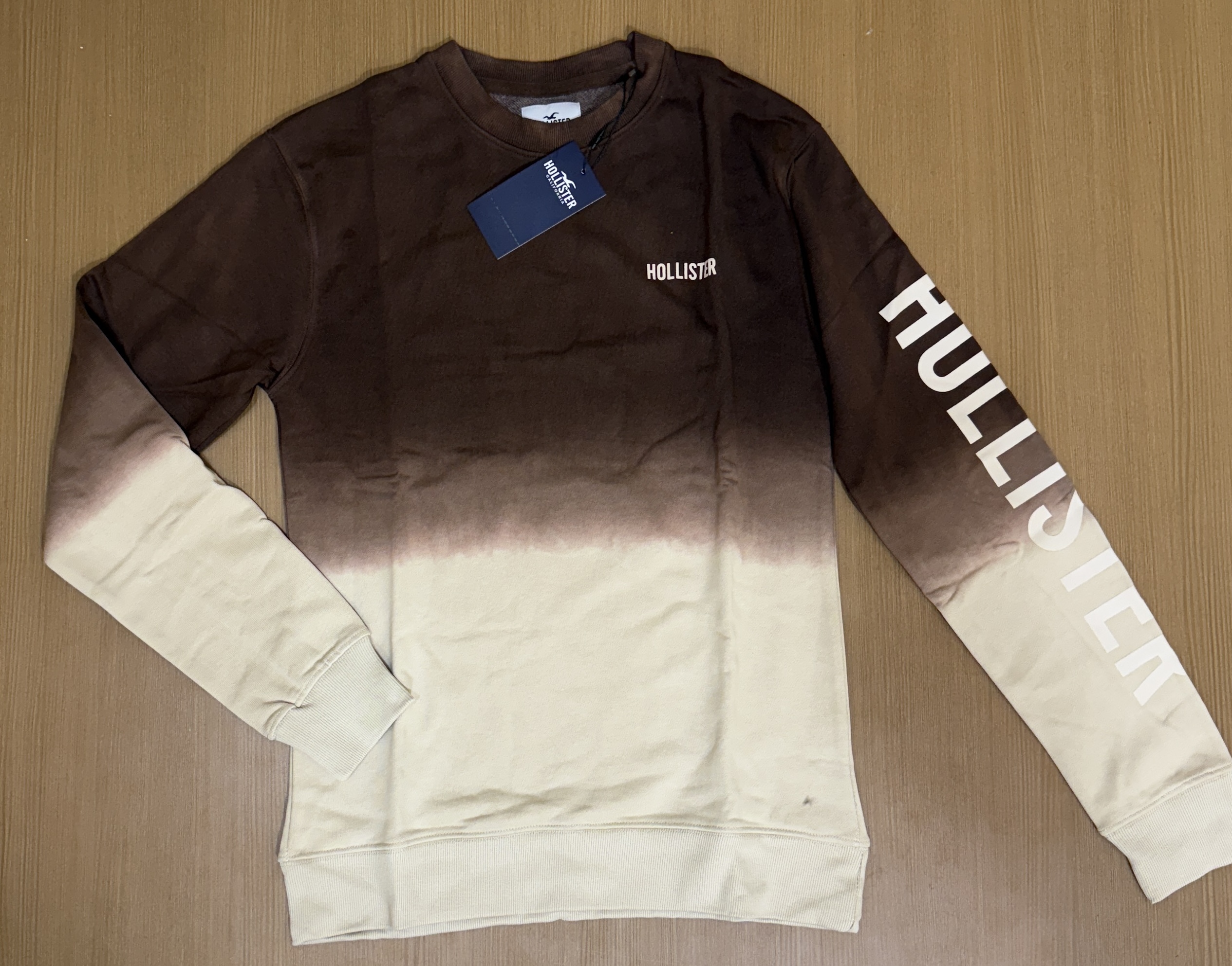 Hollistef sweatshirt K-ML - Brown