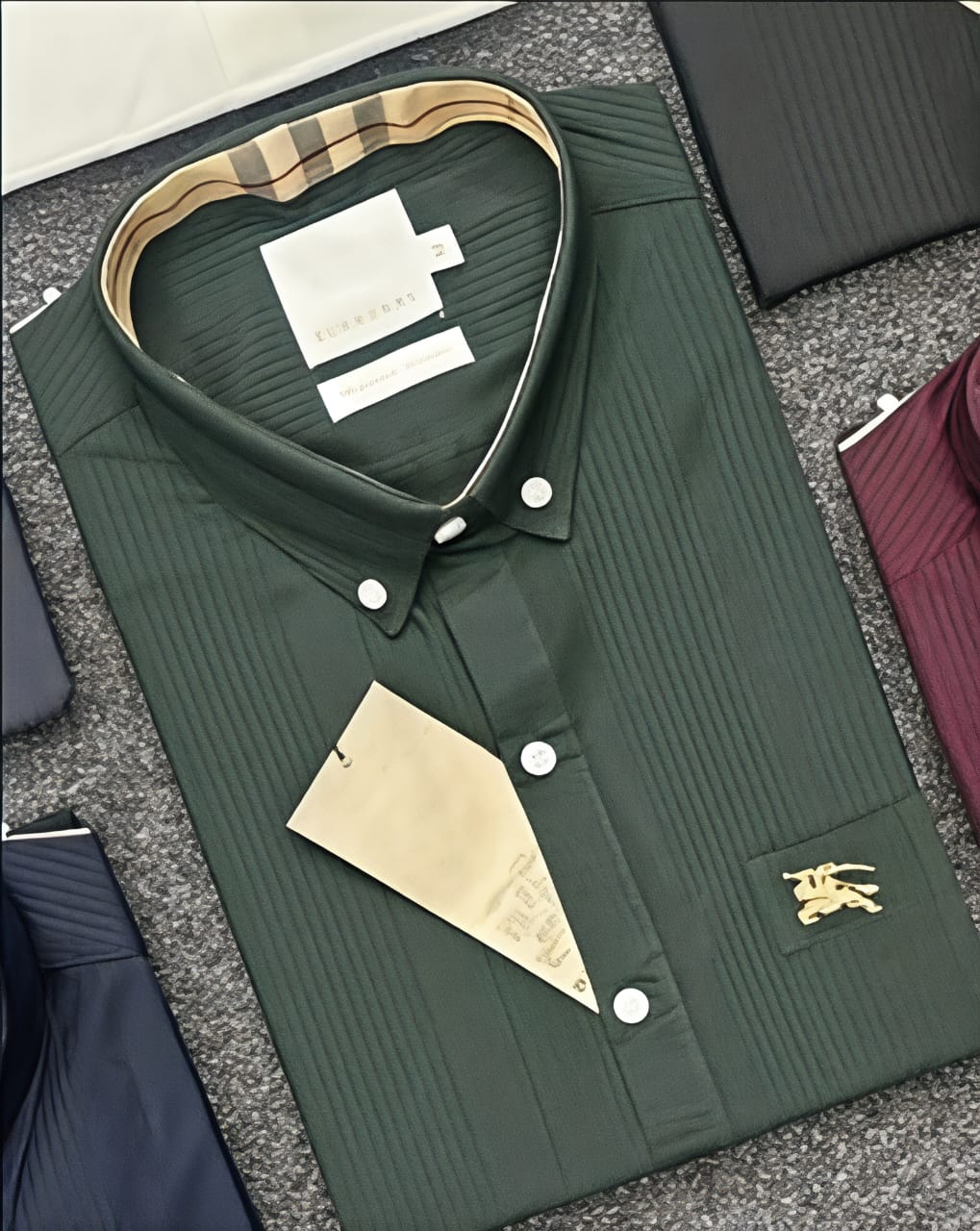 BURBENNY SHIRT GGG - green View 1