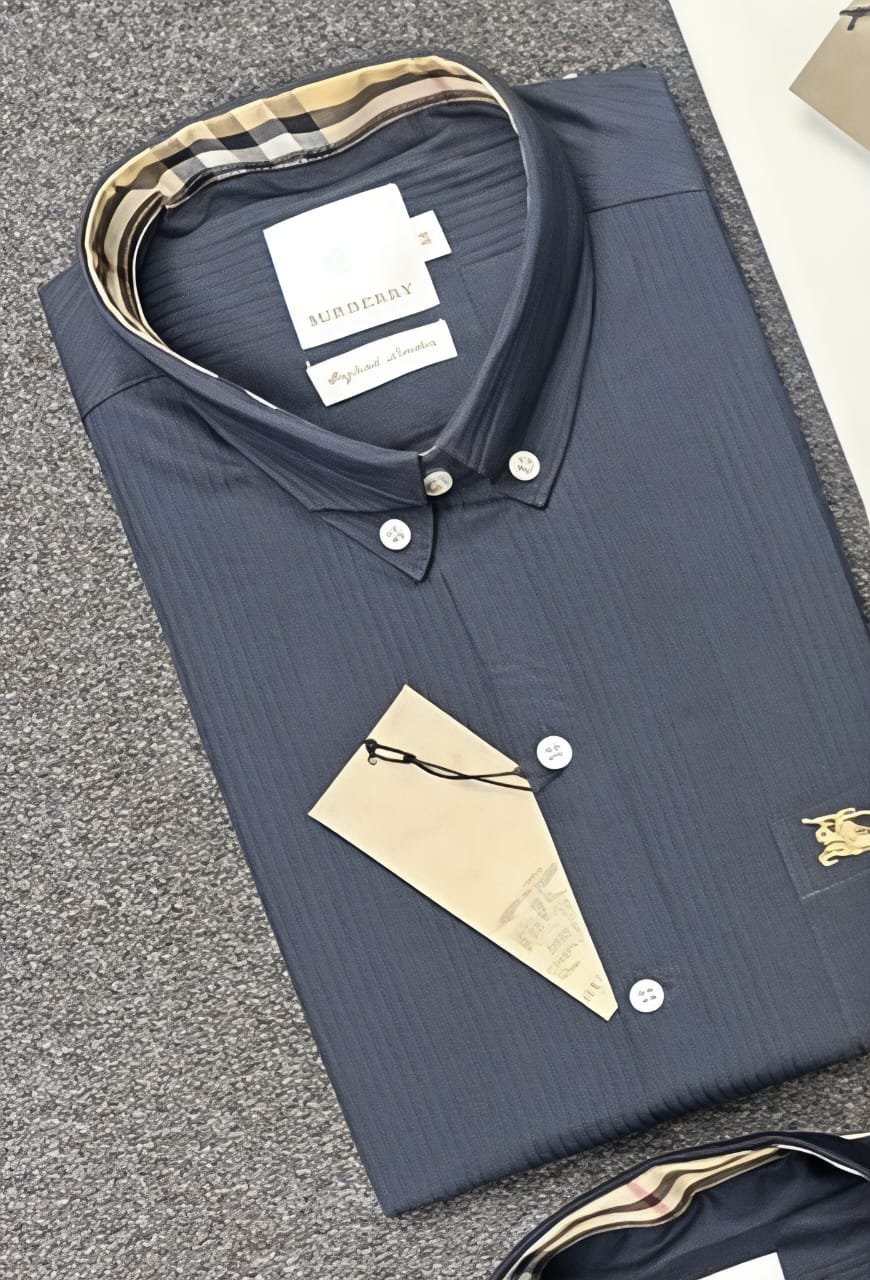BURBENNY SHIRT GGG - GREY View 1